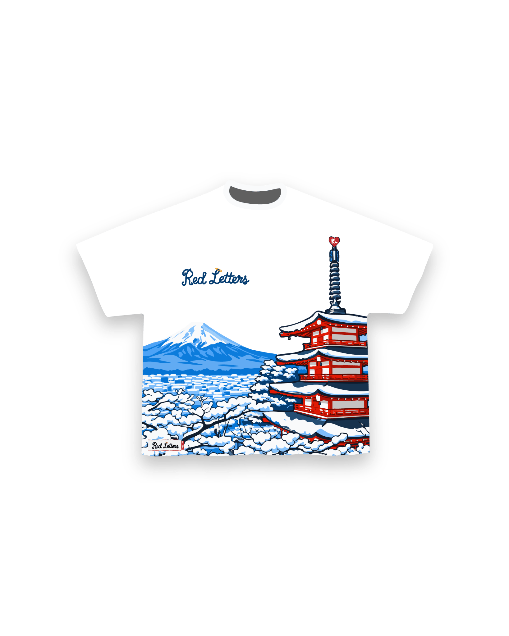 Japan Fuji Tee - Red Letters