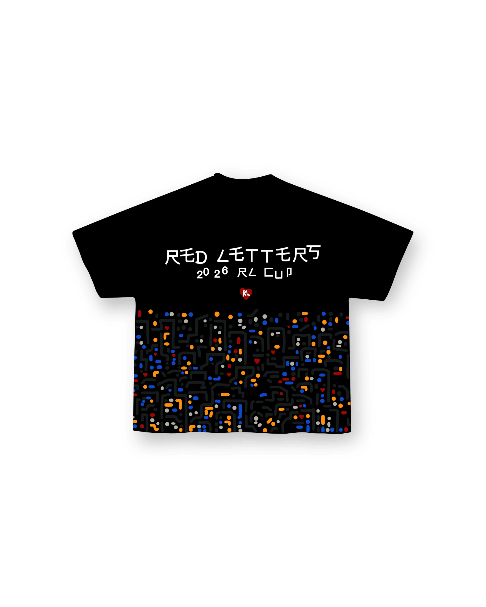 Japan Nights Tee - Red Letters