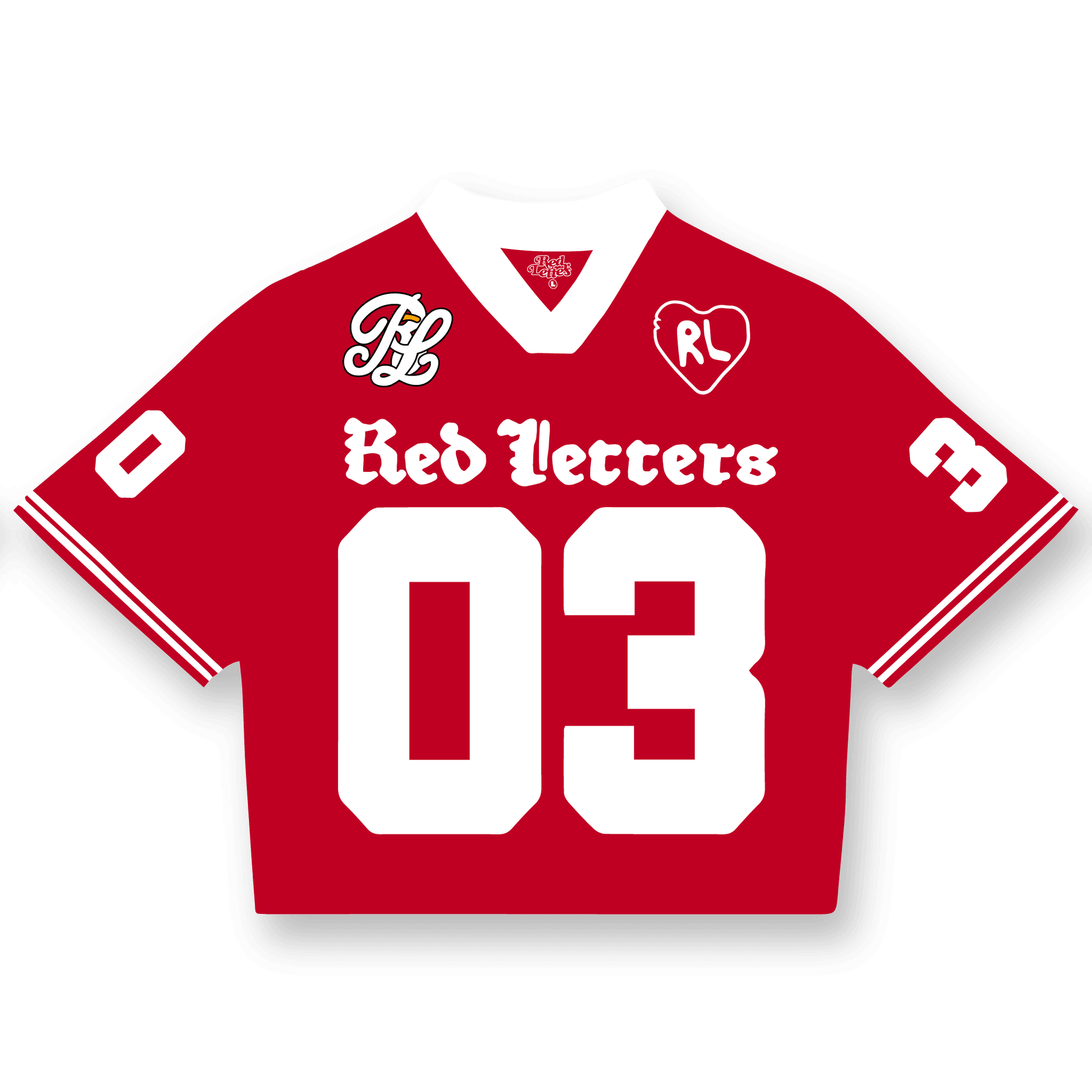 Just a Jersey - Red Letters