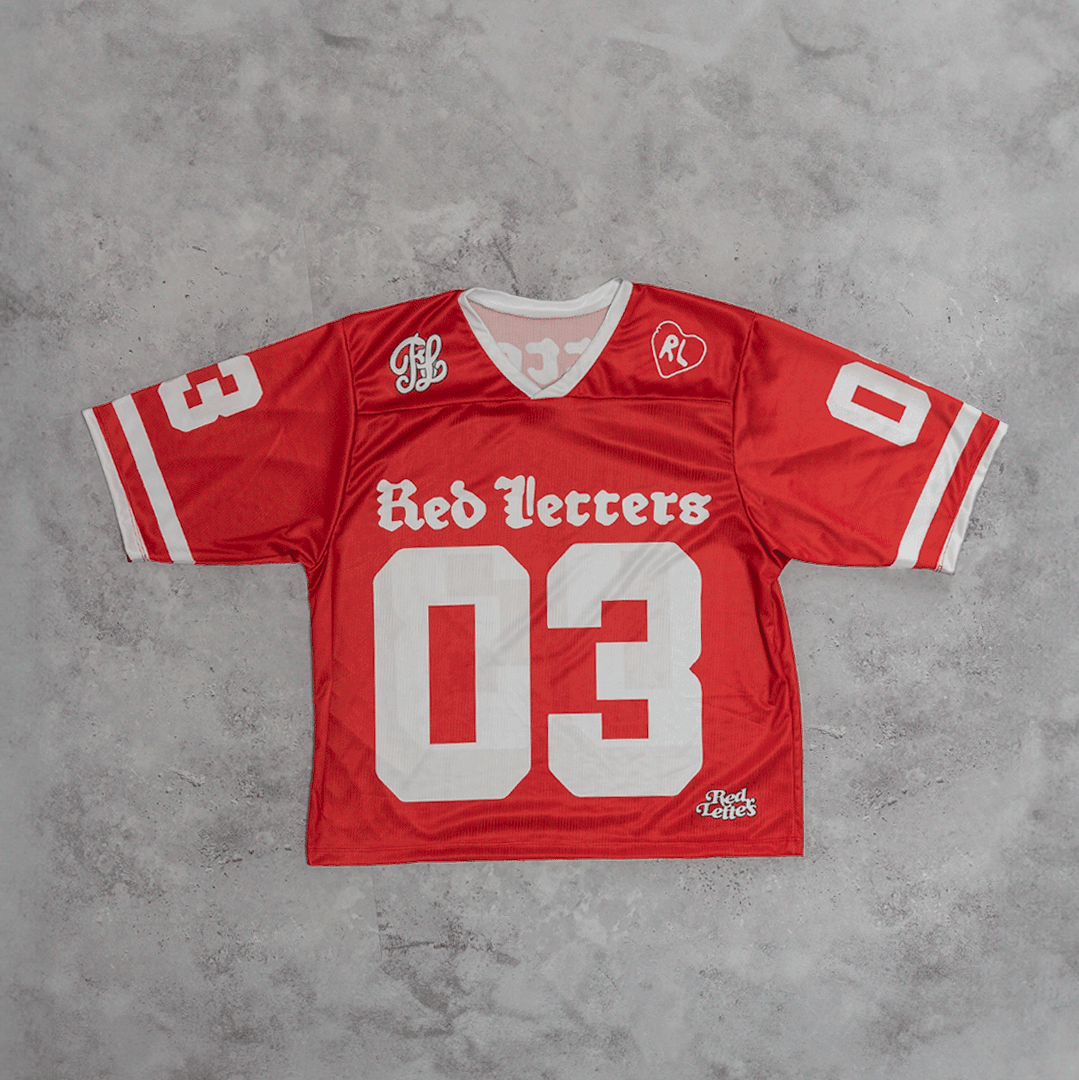 Just a Jersey - Red Letters