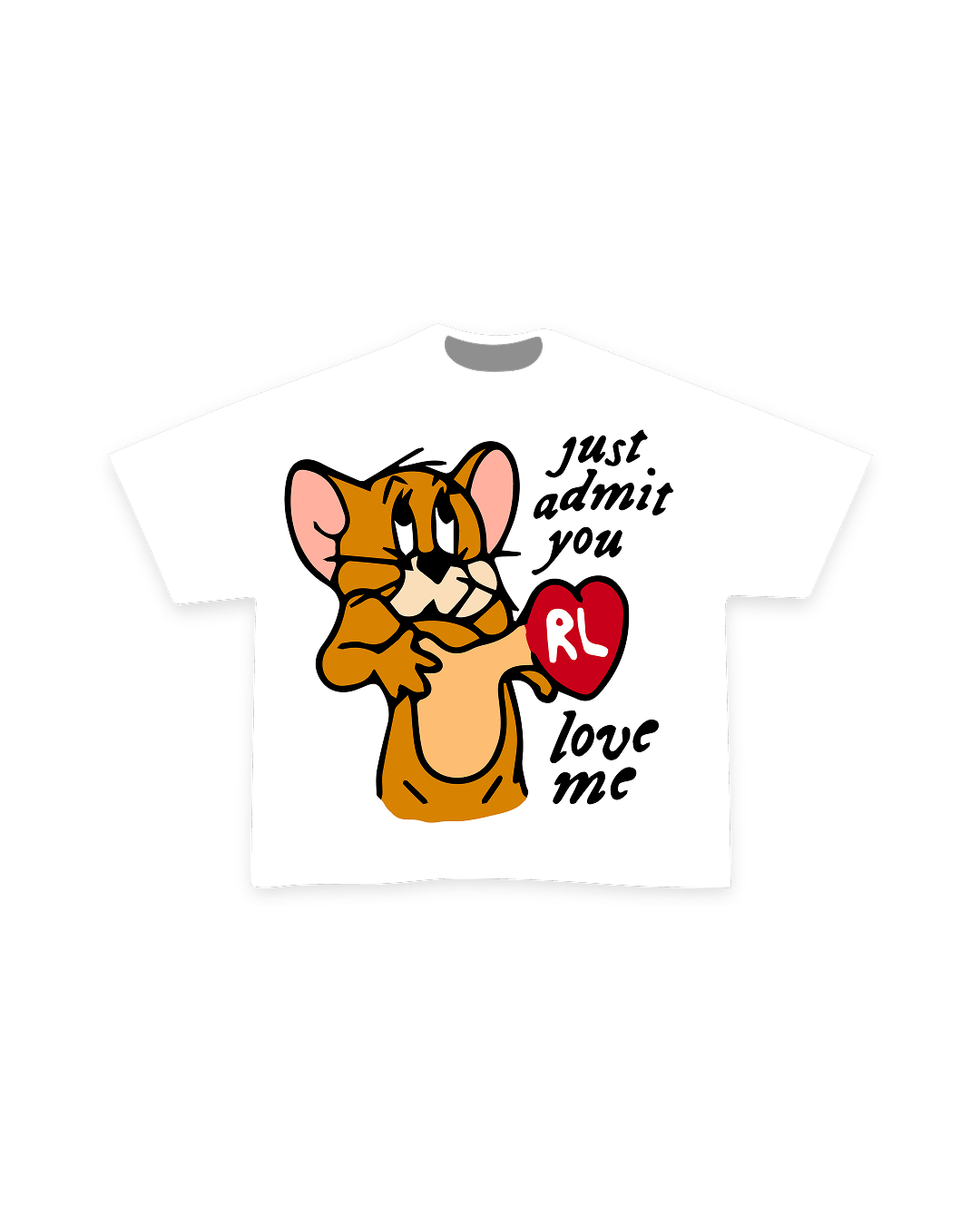 Just Admit It Tee - Red Letters