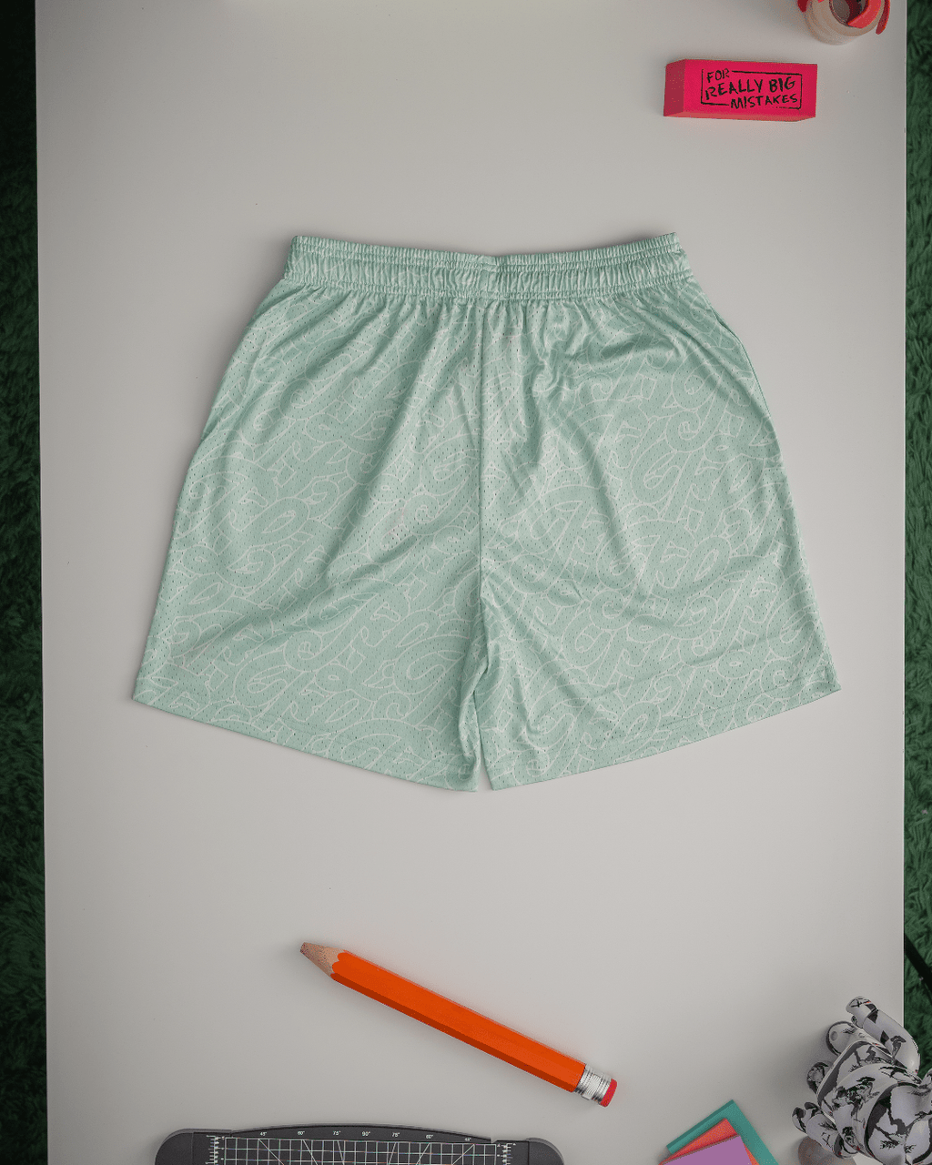 Just Mesh Shorts - Sage by Red Letters