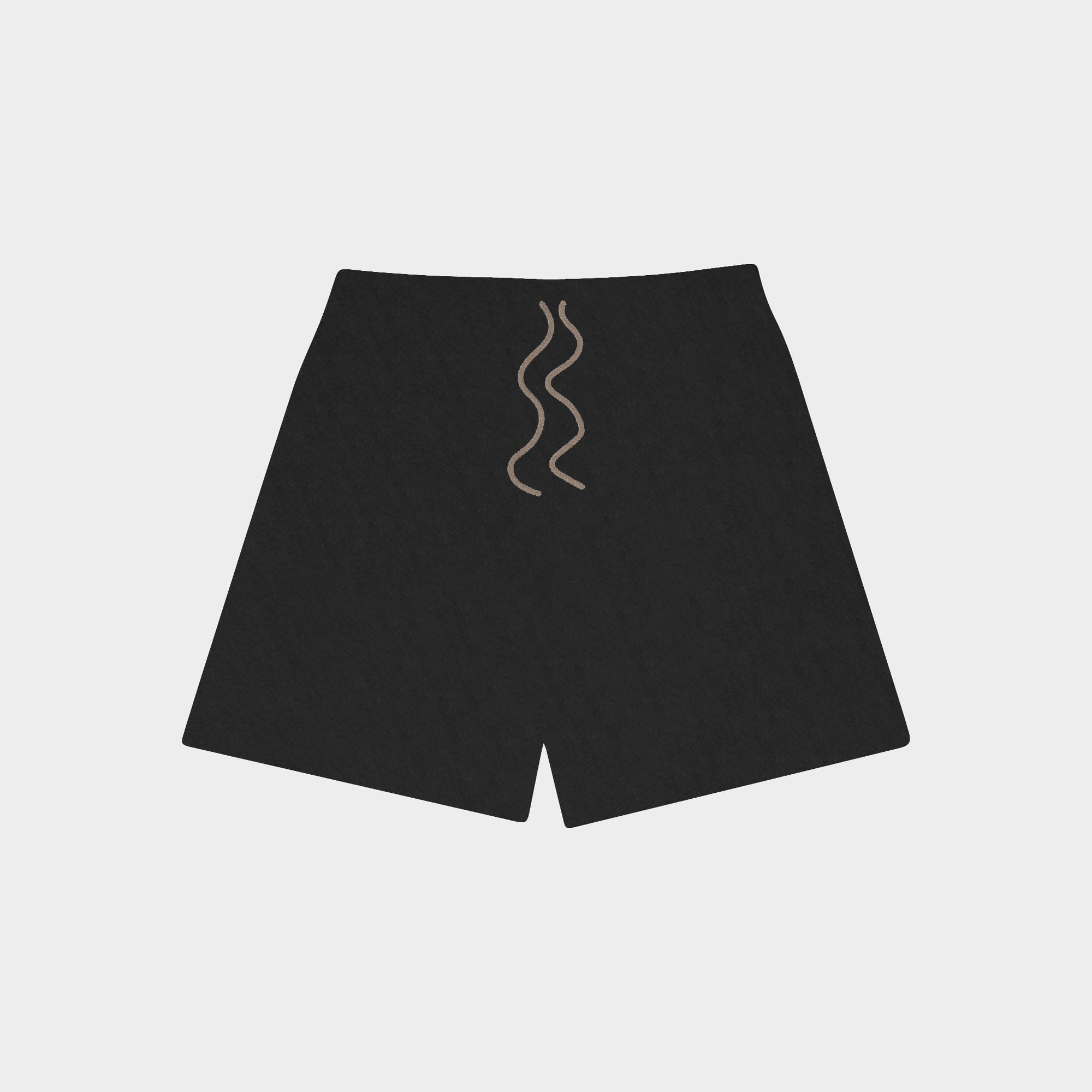 Just Towel Shorts - Black - RED LETTERS