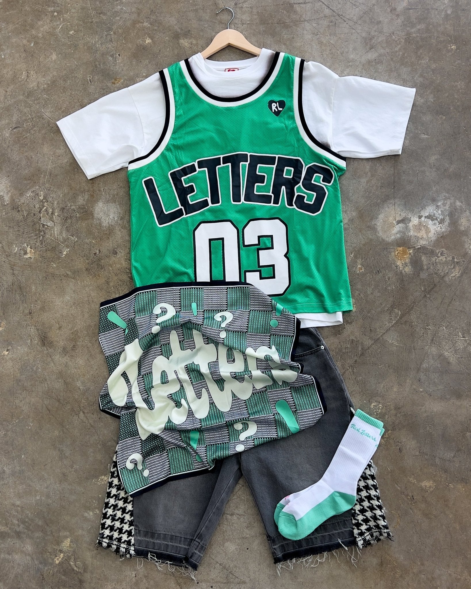 Letters! Bandana - Sage by Red Letters