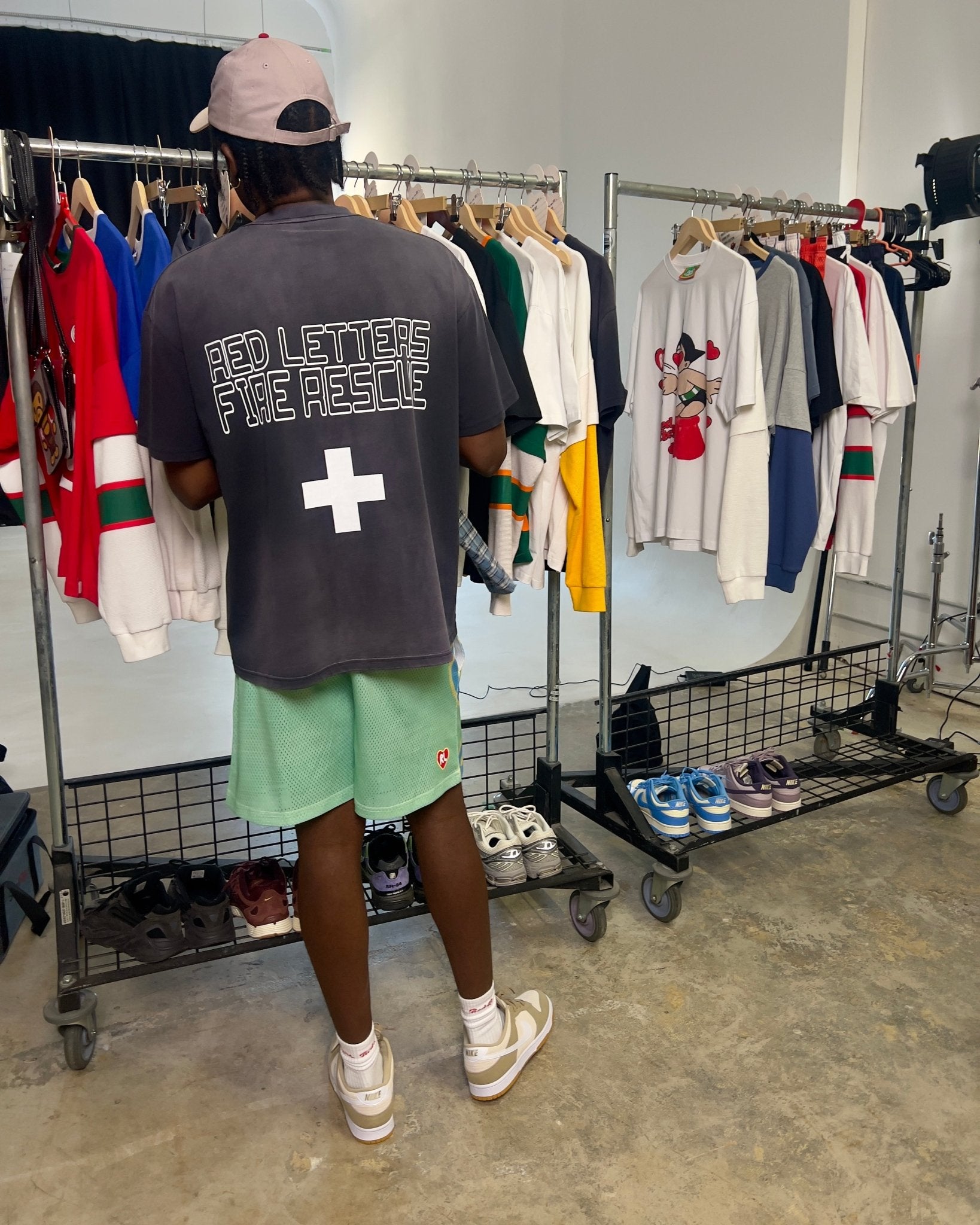 Letters Mesh Shorts - Easter by Red Letters