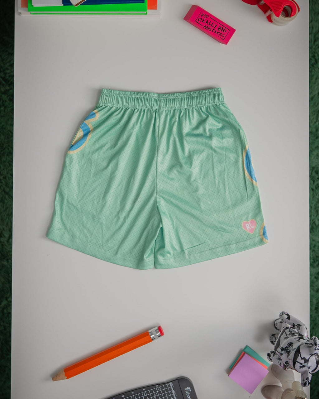 Letters Mesh Shorts - Easter by Red Letters
