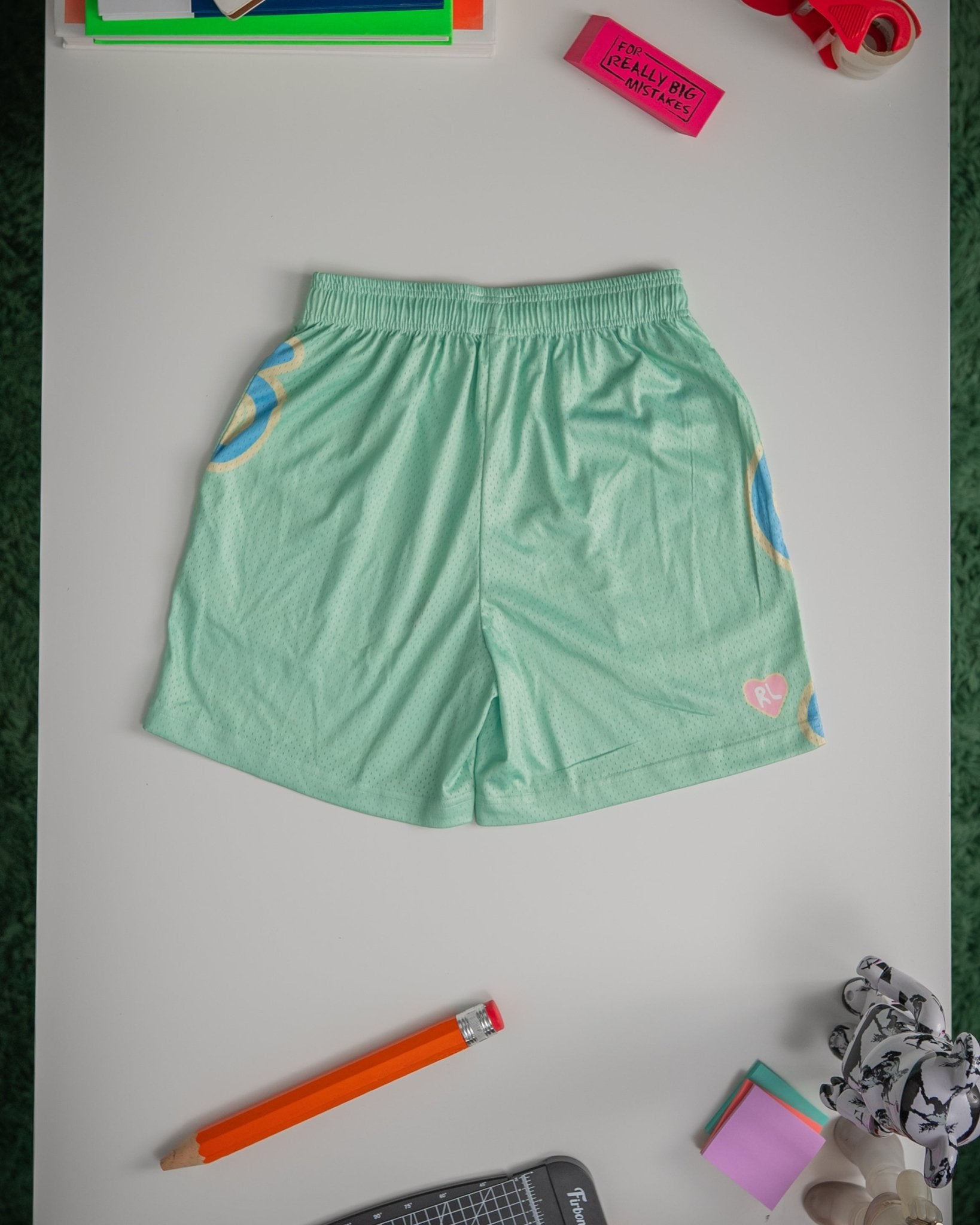 Letters Mesh Shorts - Easter by Red Letters