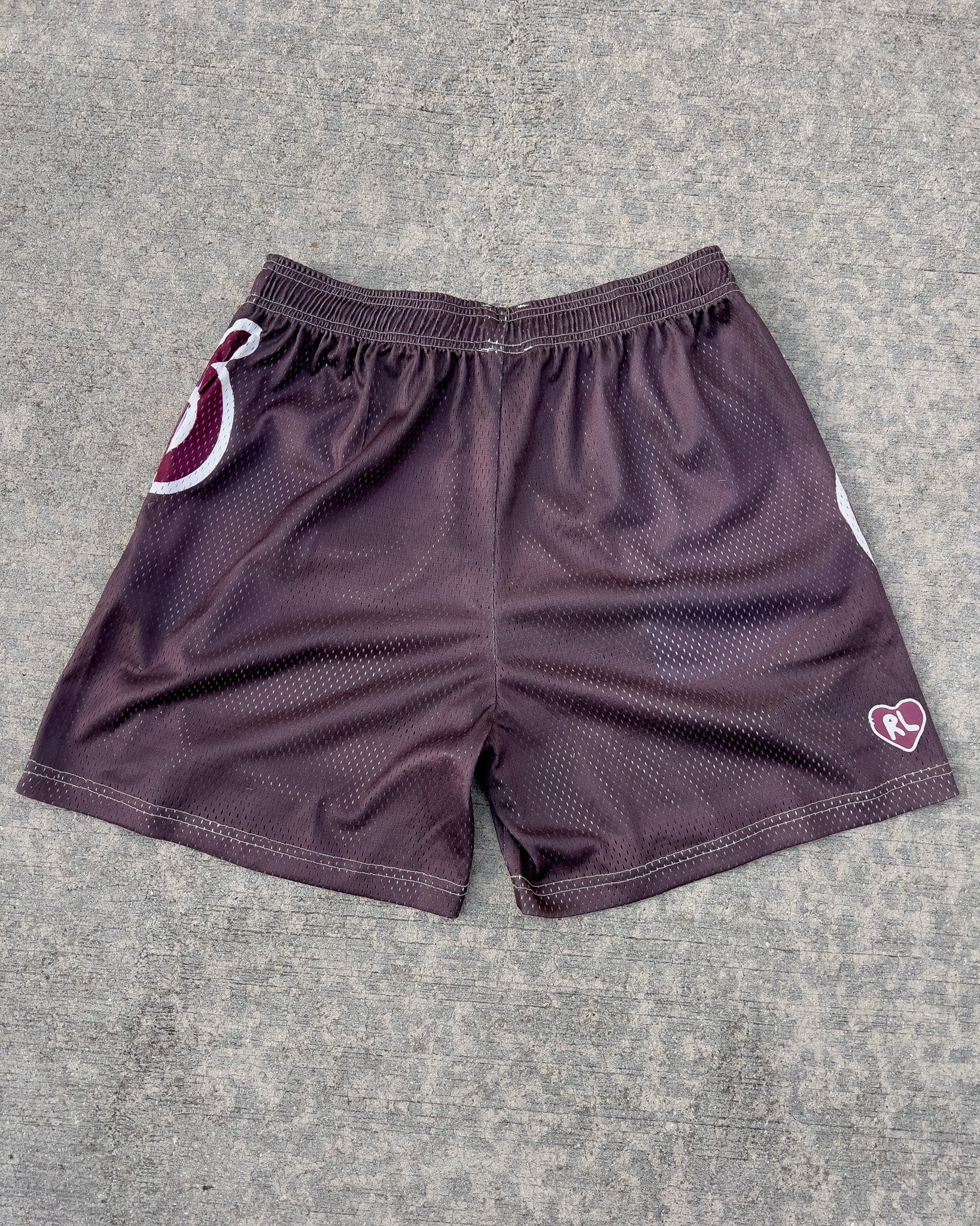Letters Mesh Shorts - Mocha by Red Letters