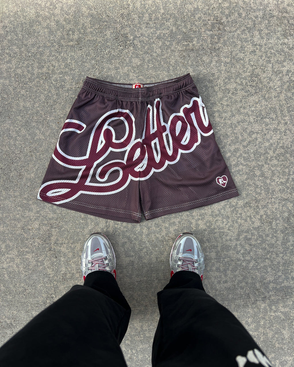Letters Mesh Shorts - Mocha by Red Letters