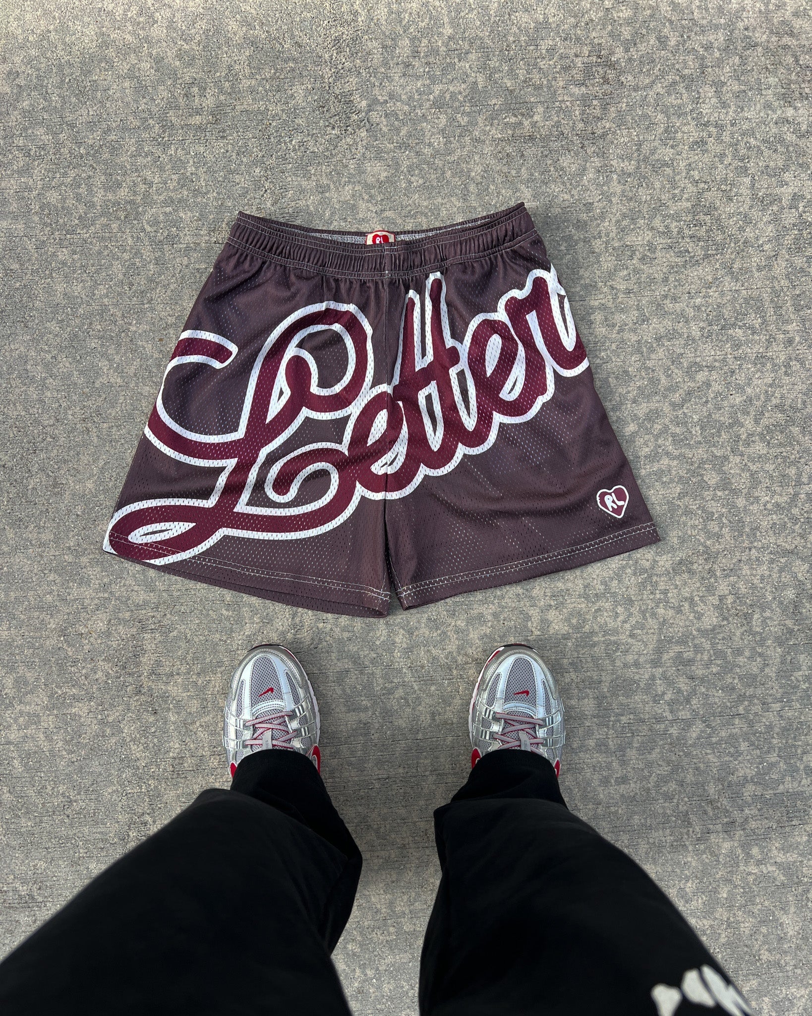 Letters Mesh Shorts - Mocha by Red Letters