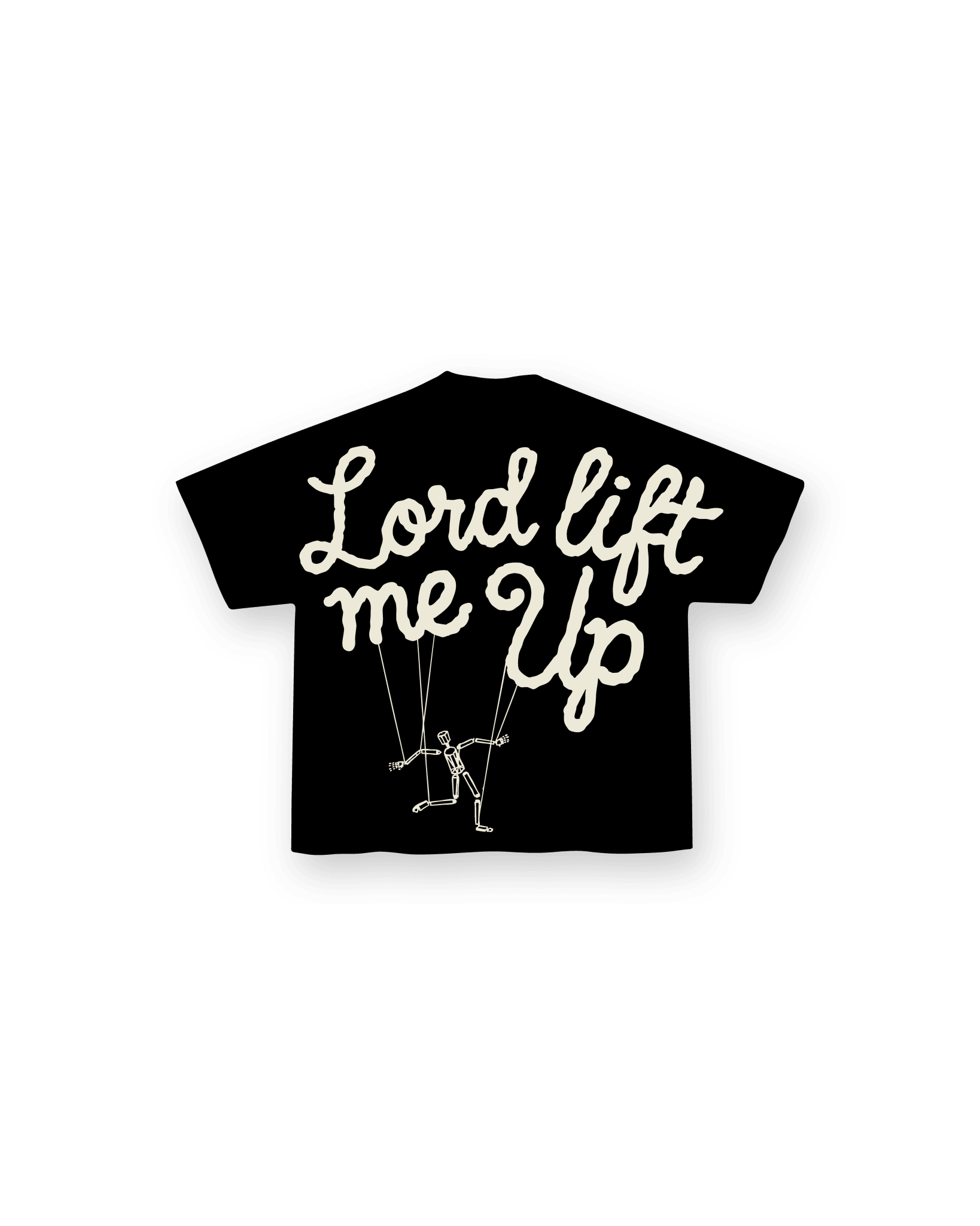 Lord Lift Me Up Rope Tee - Black by Red Letters