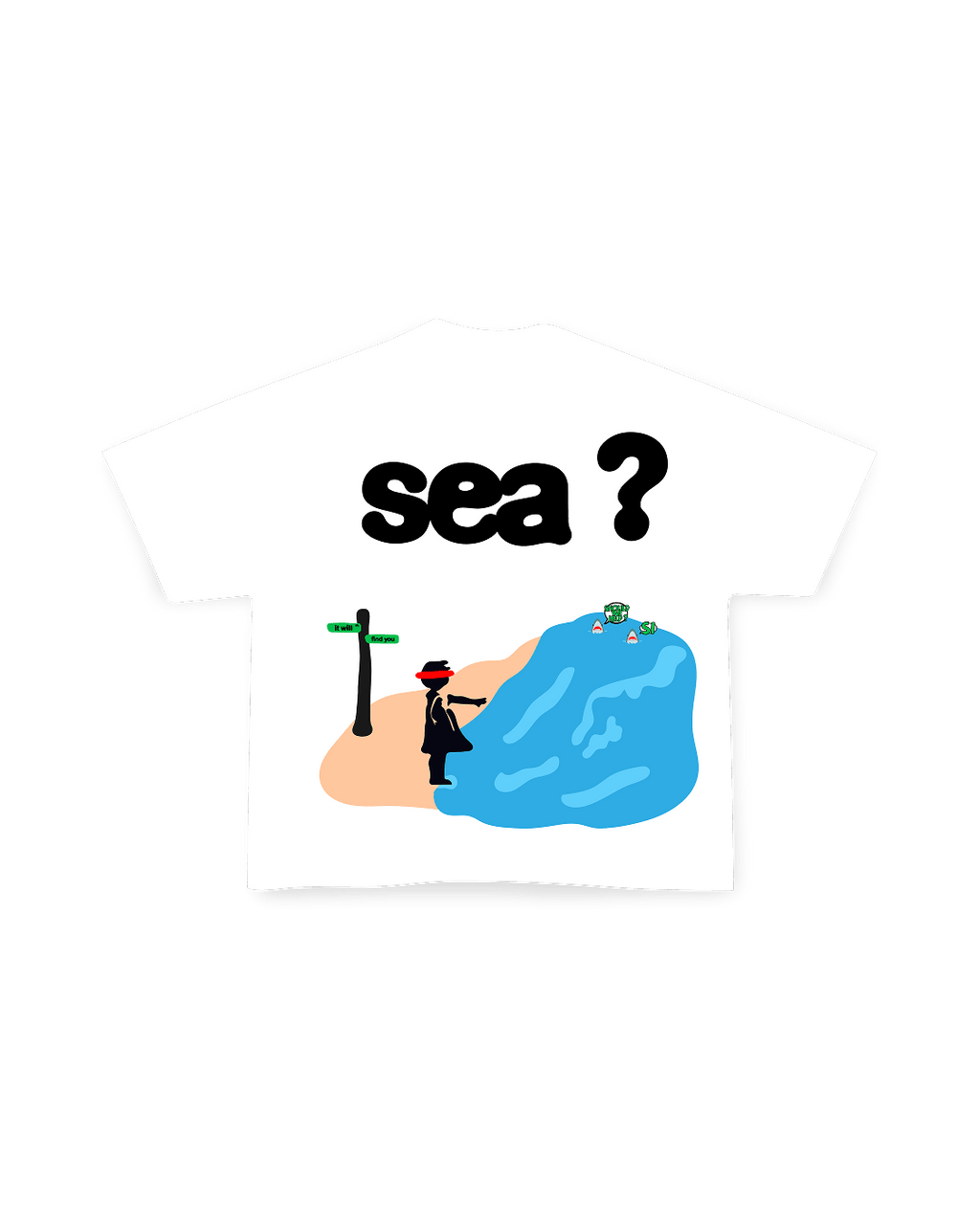 Lost at the Bank Tee - Red Letters