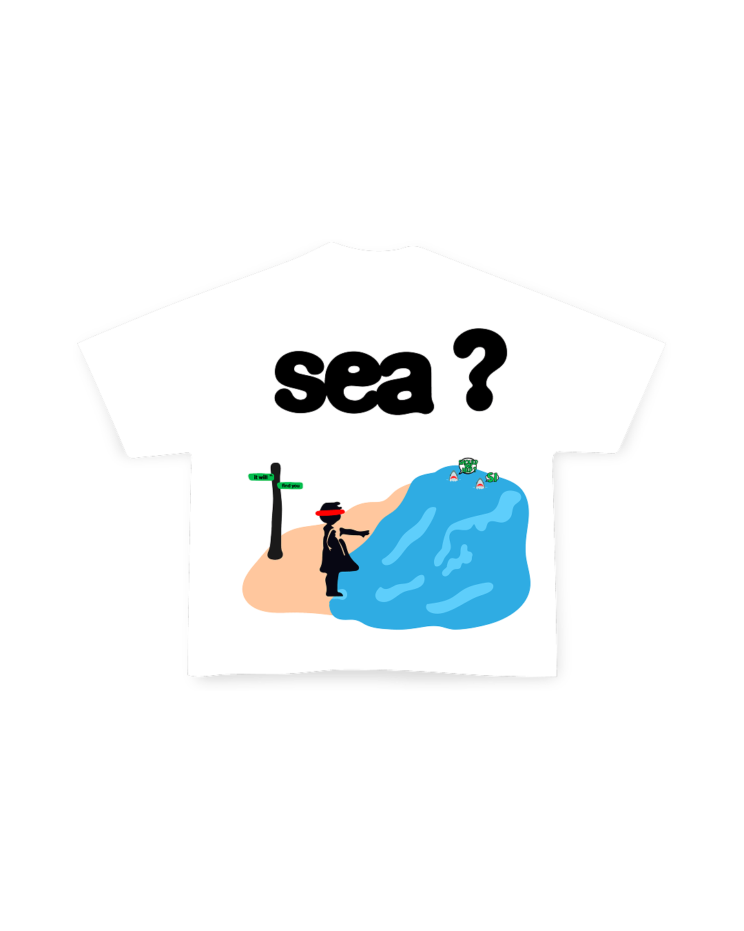 Lost at the Bank Tee - Red Letters