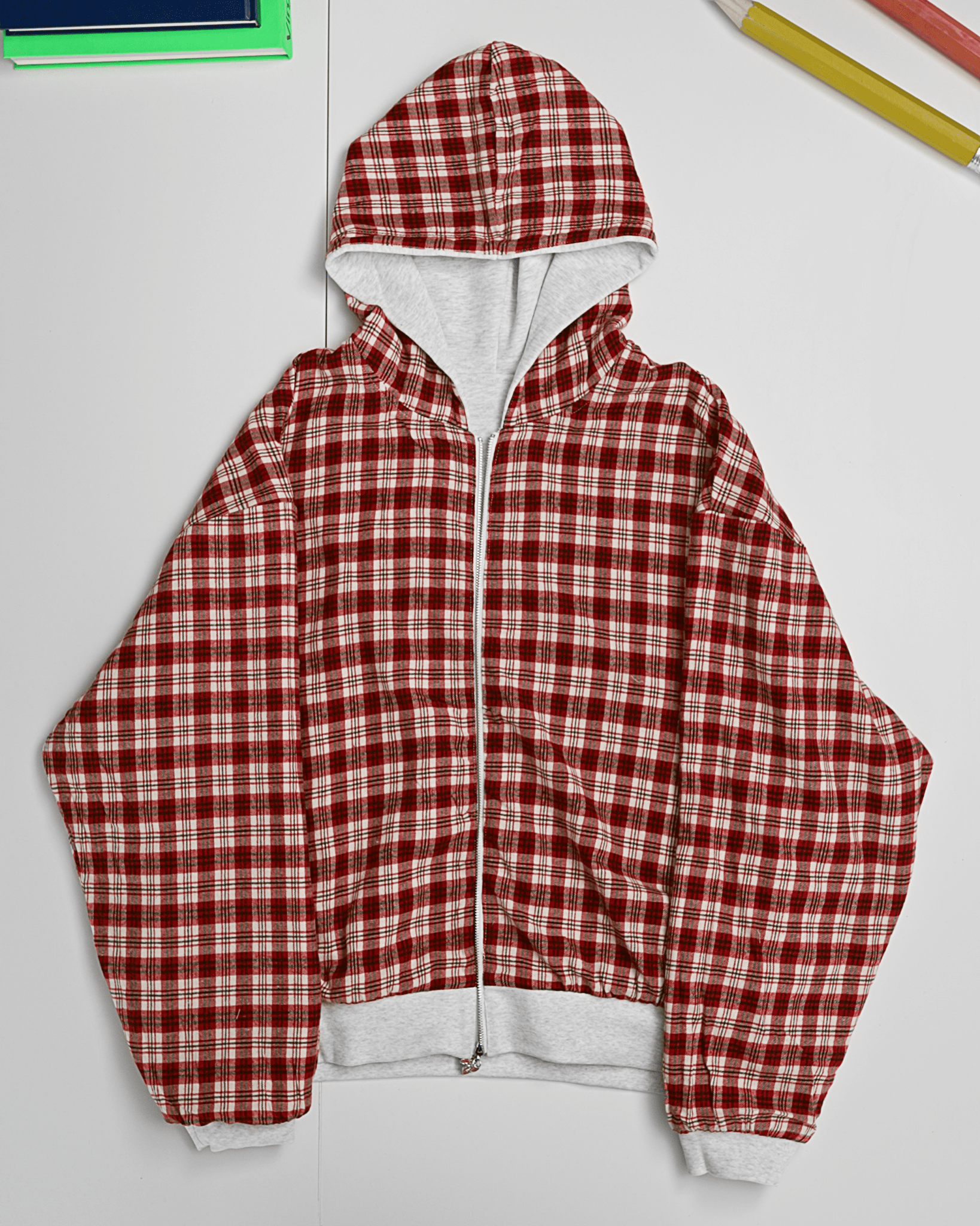 Love Letters Scattered Zip Up by Red Letters