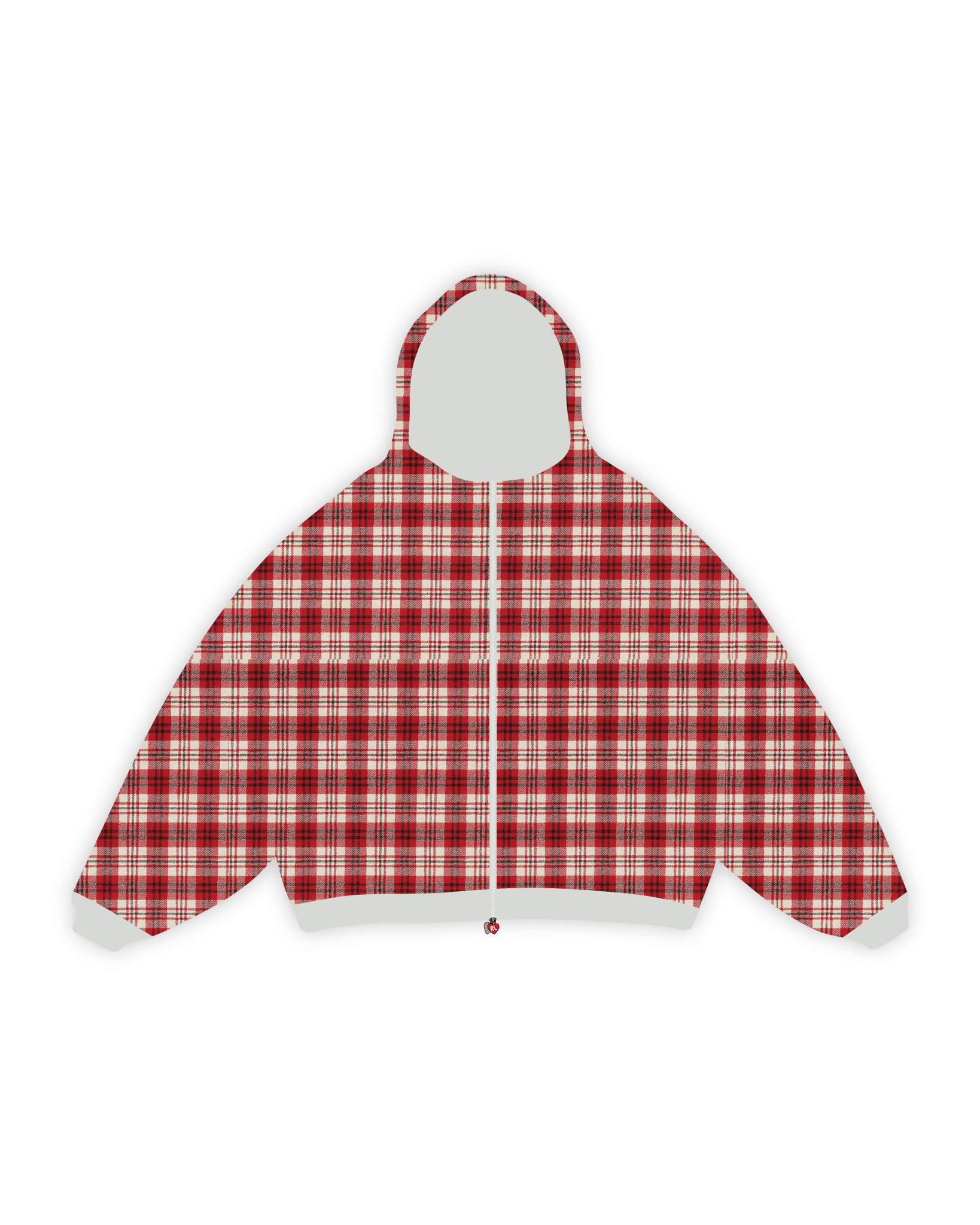 Love Letters Scattered Zip Up by Red Letters