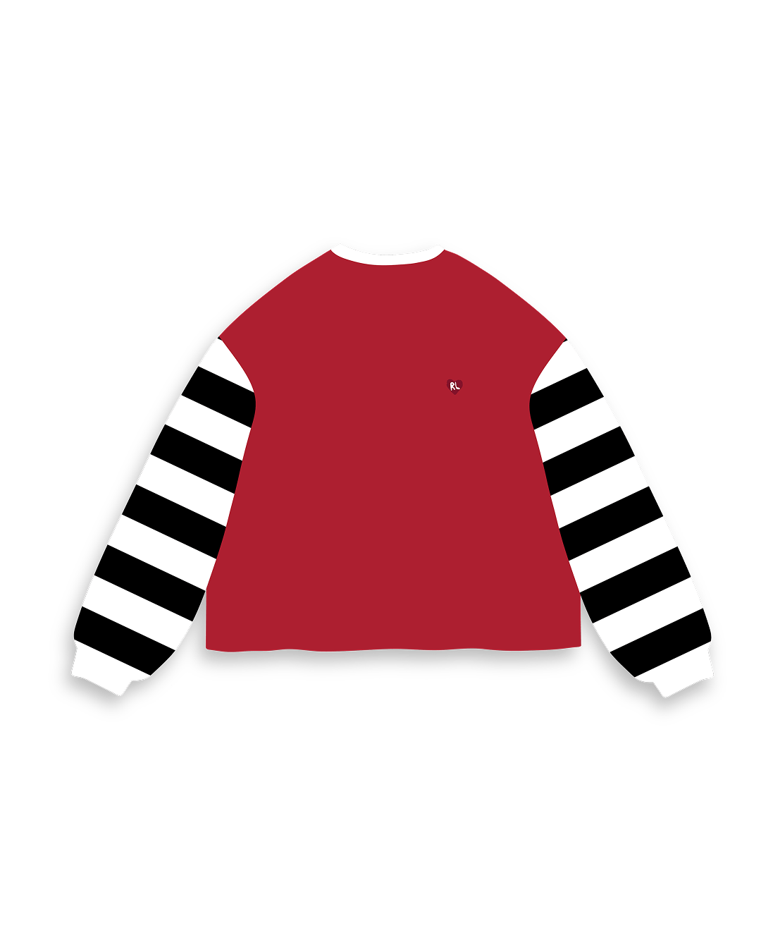 Lucky Letters Waffle Knit Shirt - Striped by Red Letters
