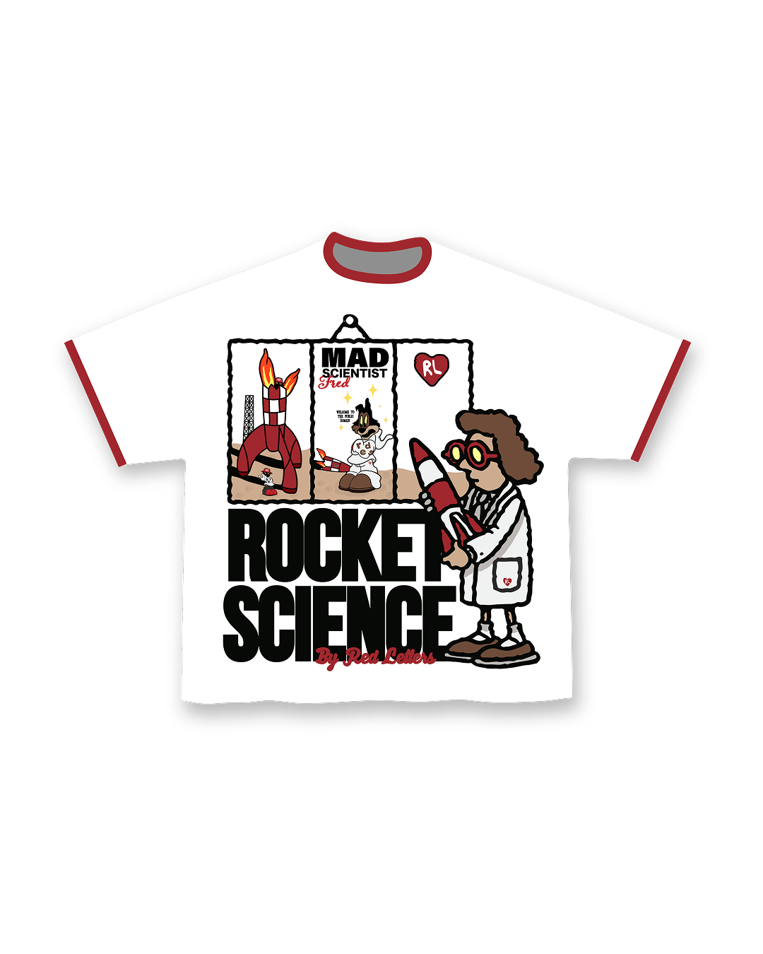 Mad Scientist Tee by Red Letters