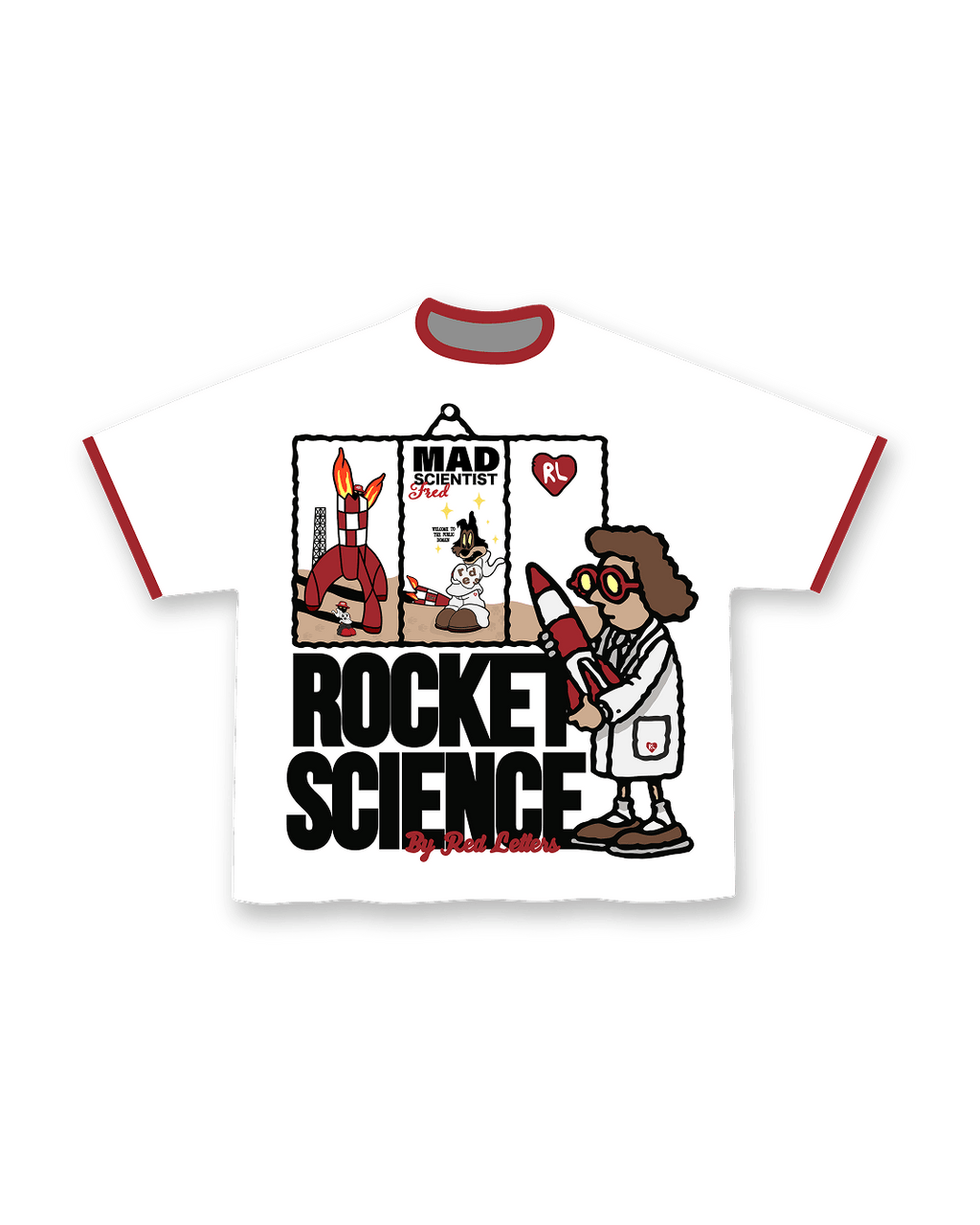 Mad Scientist Tee by Red Letters