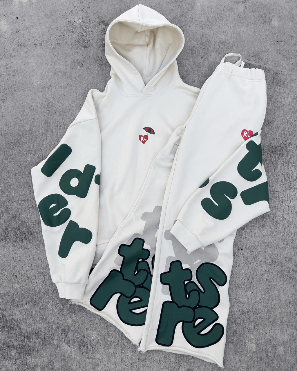 Main Beach Scattered Hoodie by Red Letters