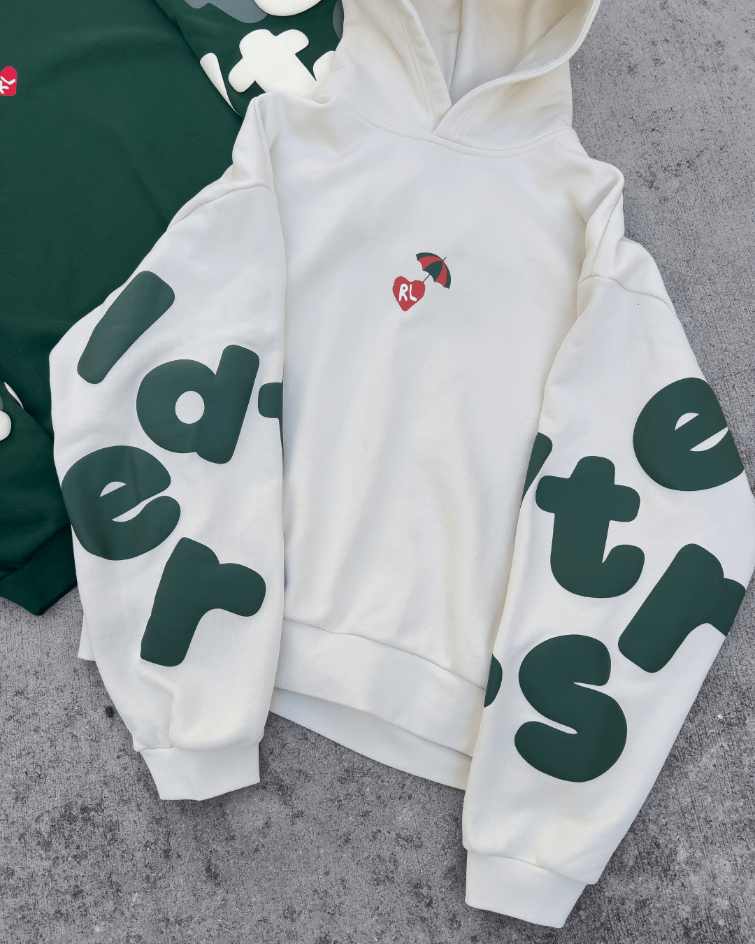 Main Beach Scattered Hoodie by Red Letters