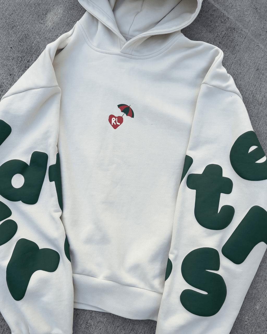 Main Beach Scattered Hoodie by Red Letters