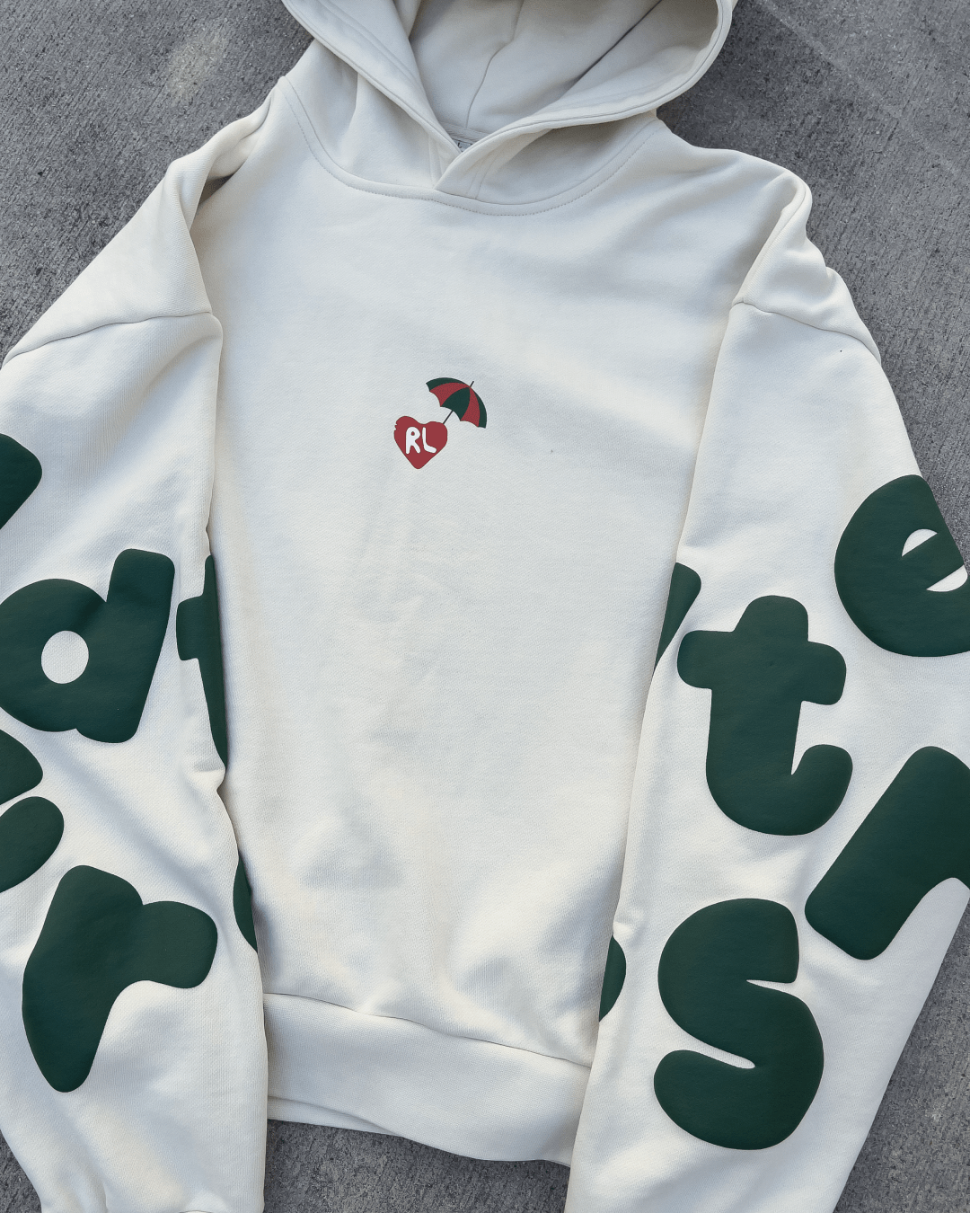 Main Beach Scattered Hoodie by Red Letters