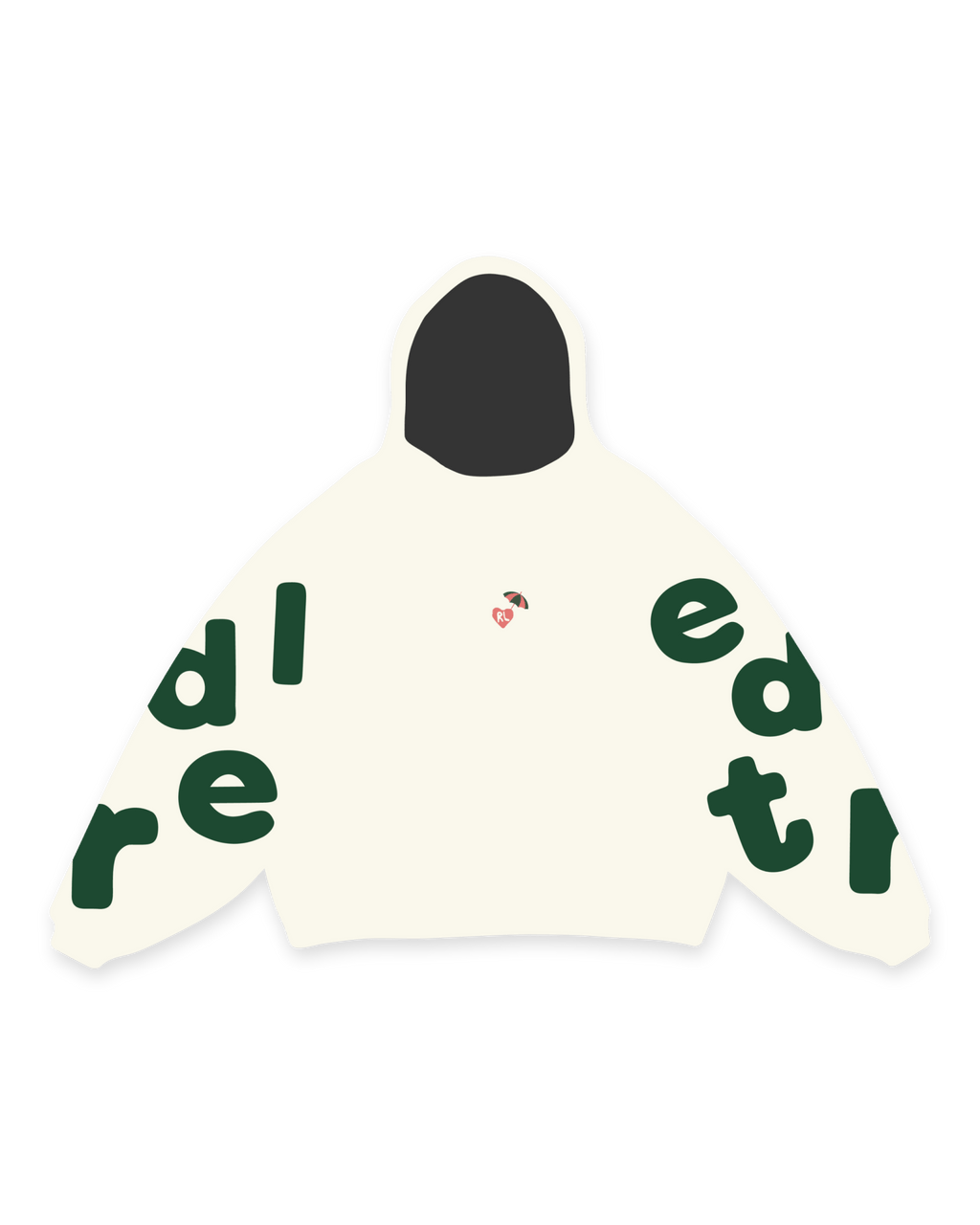 Main Beach Scattered Hoodie by Red Letters