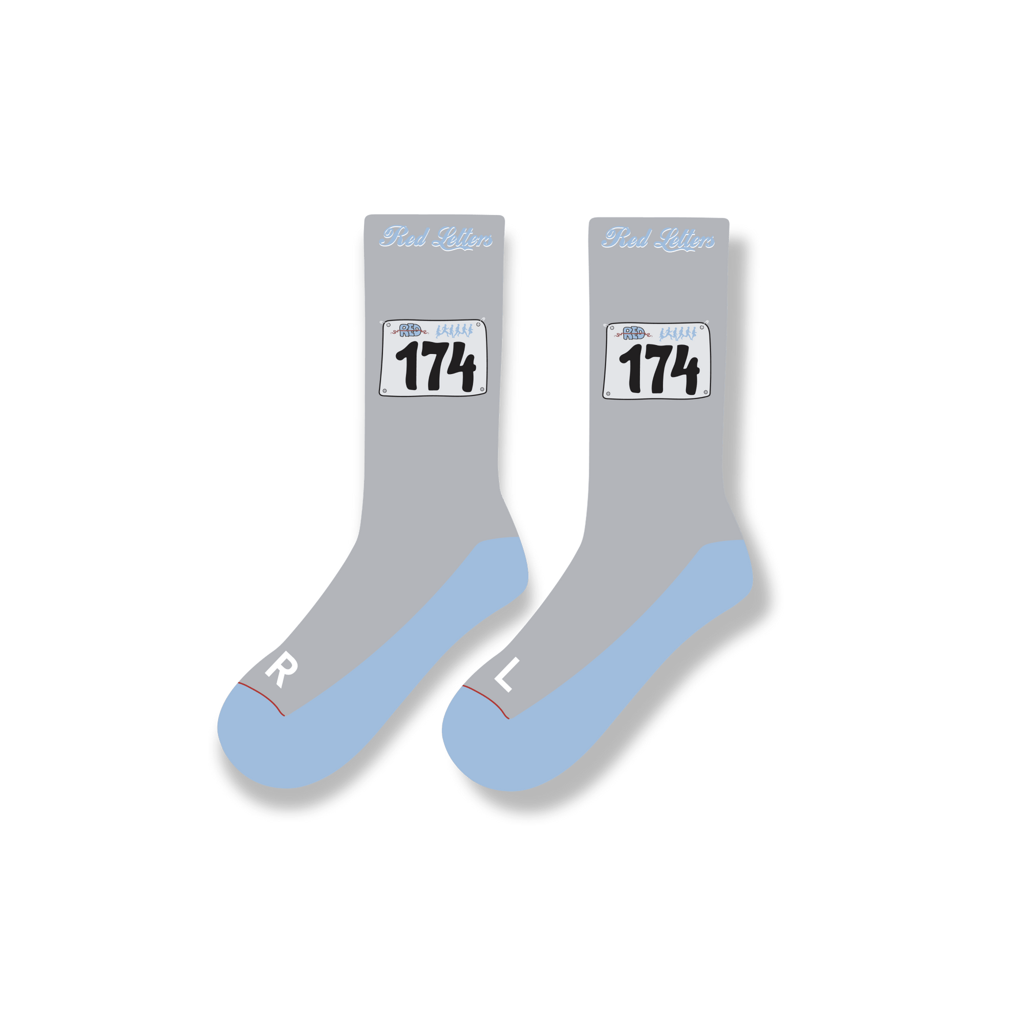 Marathon Socks by Red Letters