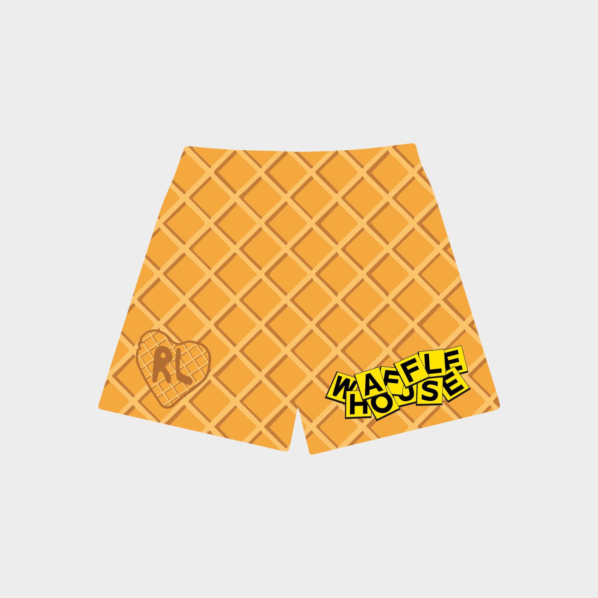 "More Waffles" Mesh Shorts - RED LETTERS