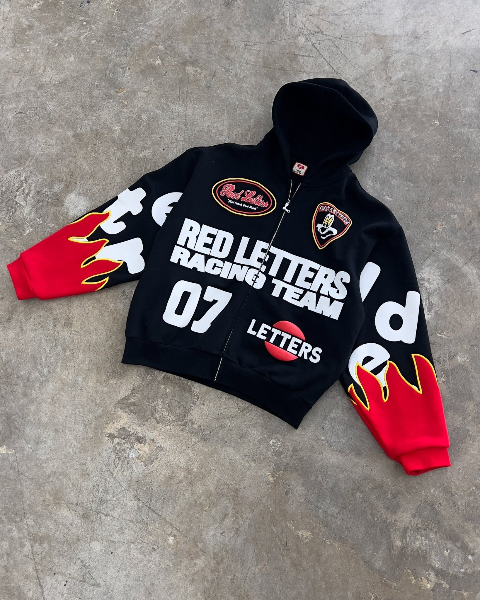 Nashcar Scattered Zip Up by Red Letters