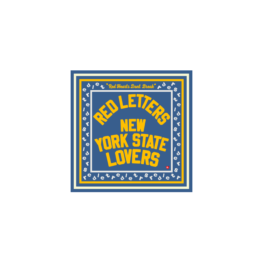 New York Lovers Bandana - RED LETTERS