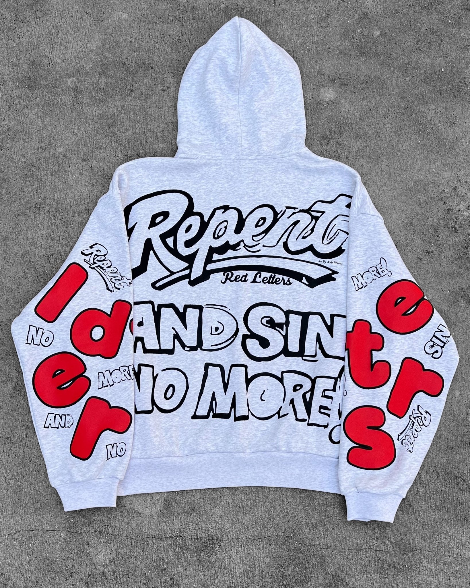No More Sin Scattered Hoodie by Red Letters
