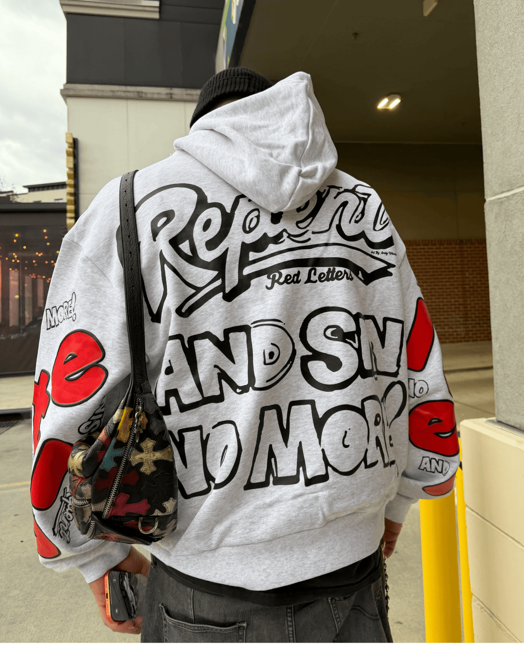 No More Sin Scattered Hoodie by Red Letters