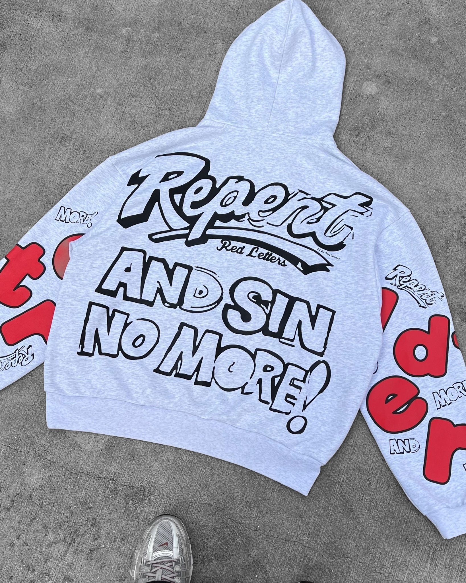 No More Sin Scattered Hoodie by Red Letters