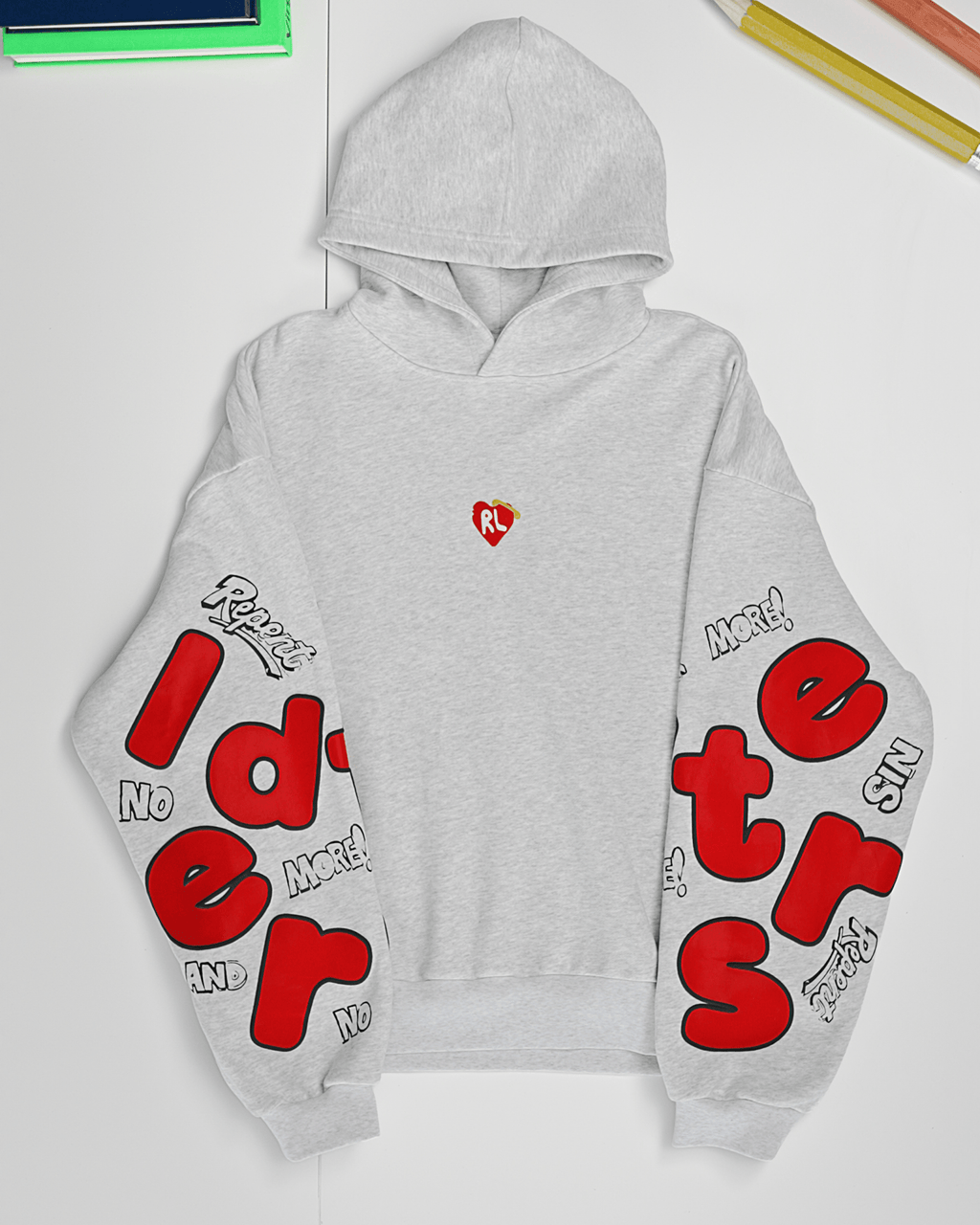 No More Sin Scattered Hoodie by Red Letters