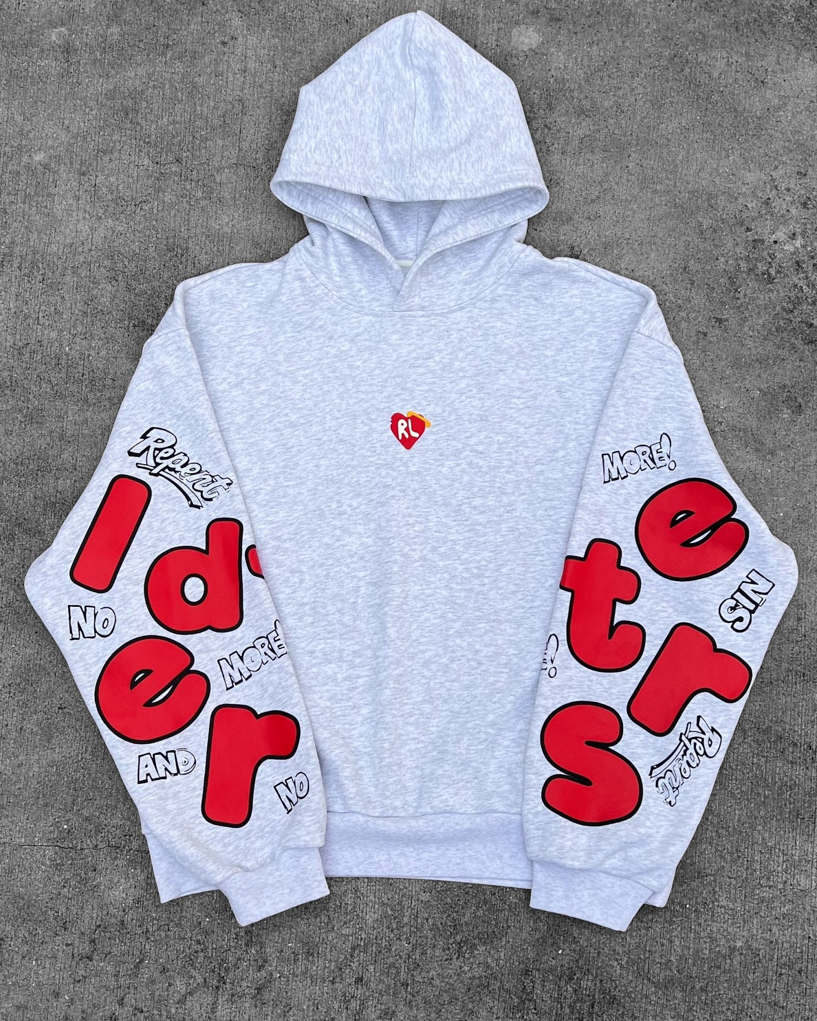 No More Sin Scattered Hoodie by Red Letters