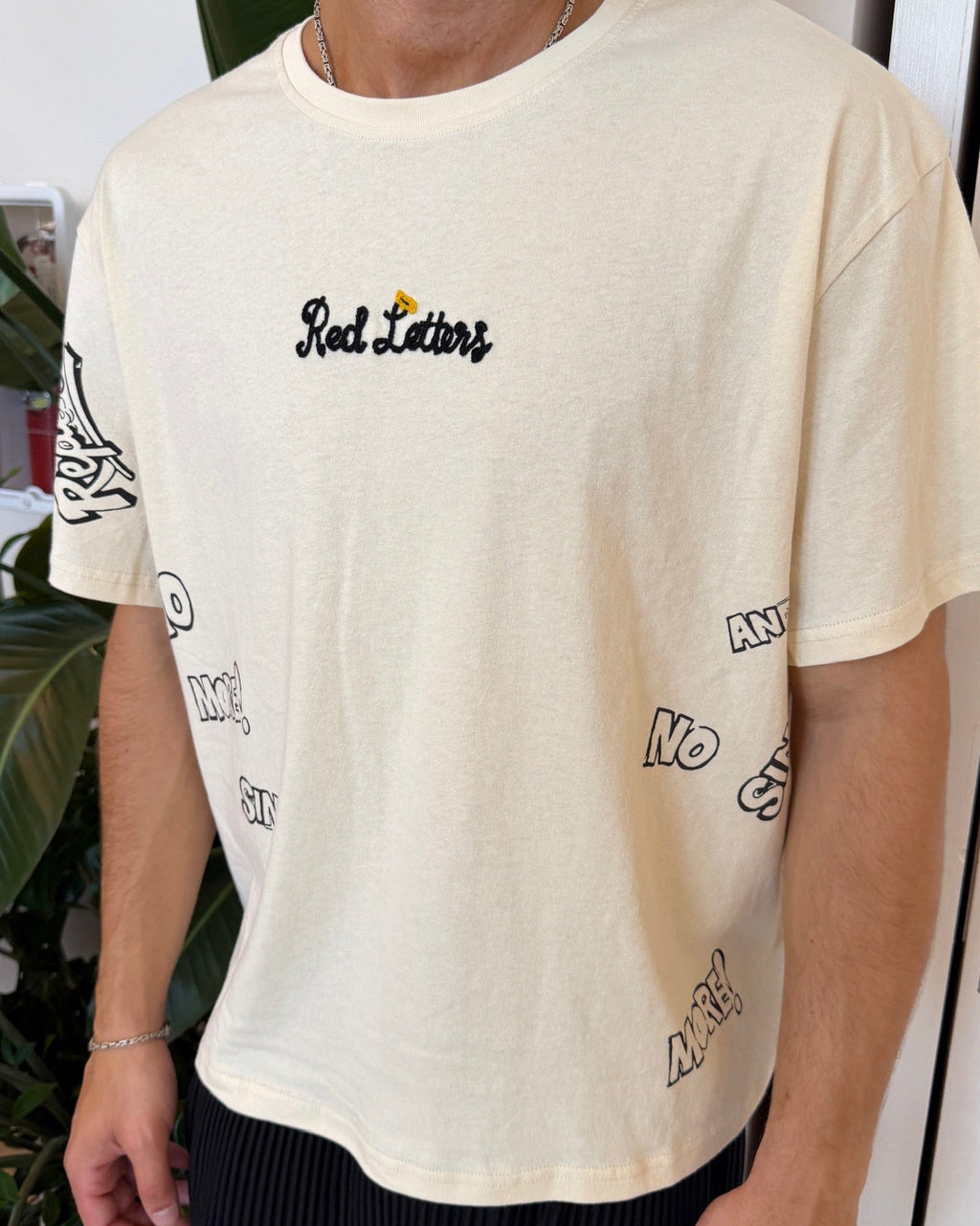 No More Sin Tee - Red Letters