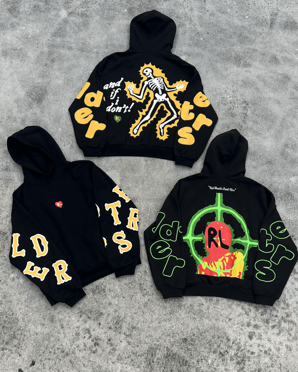 Nobody ’Til Scattered Hoodie by Red Letters