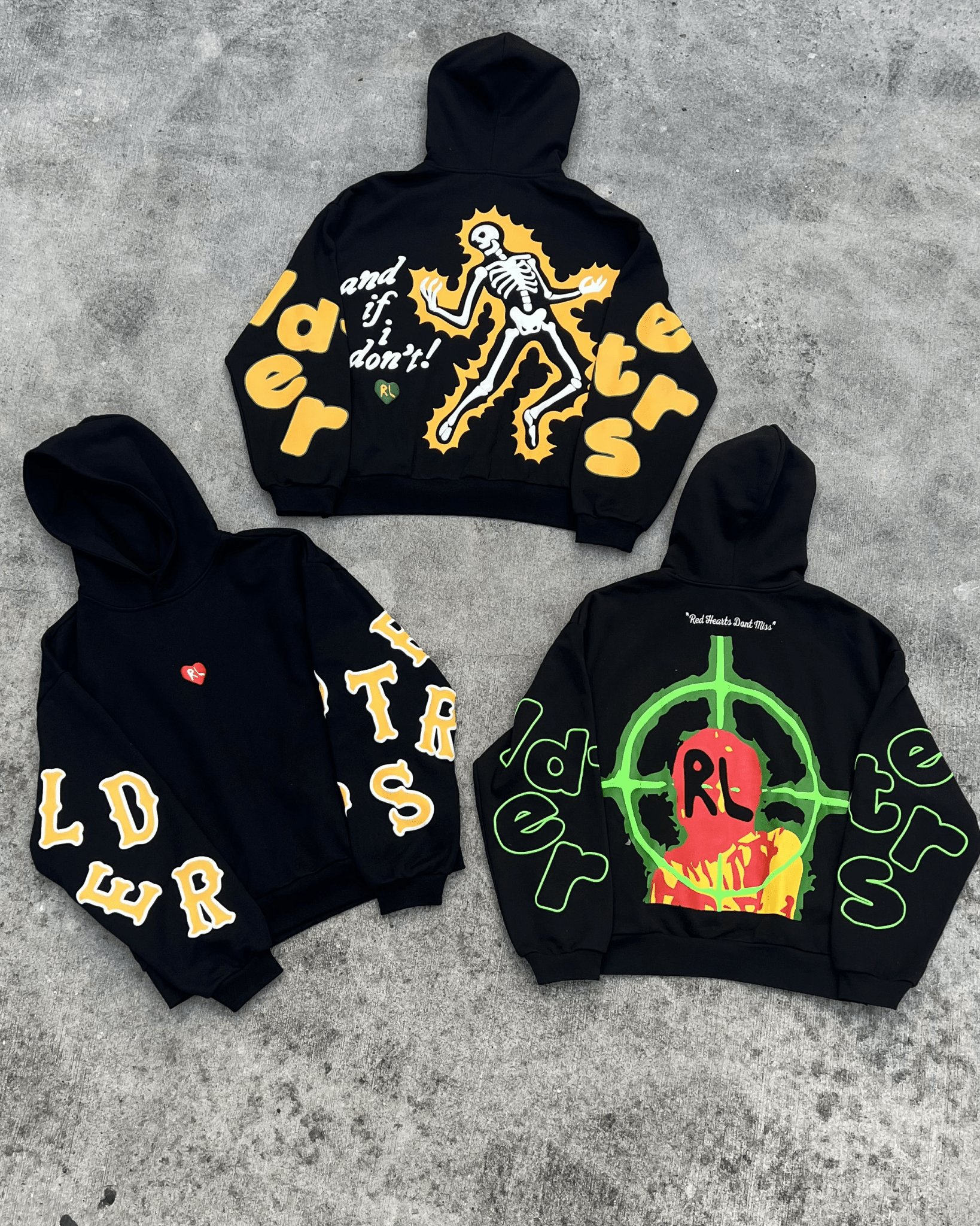 Nobody ’Til Scattered Hoodie by Red Letters