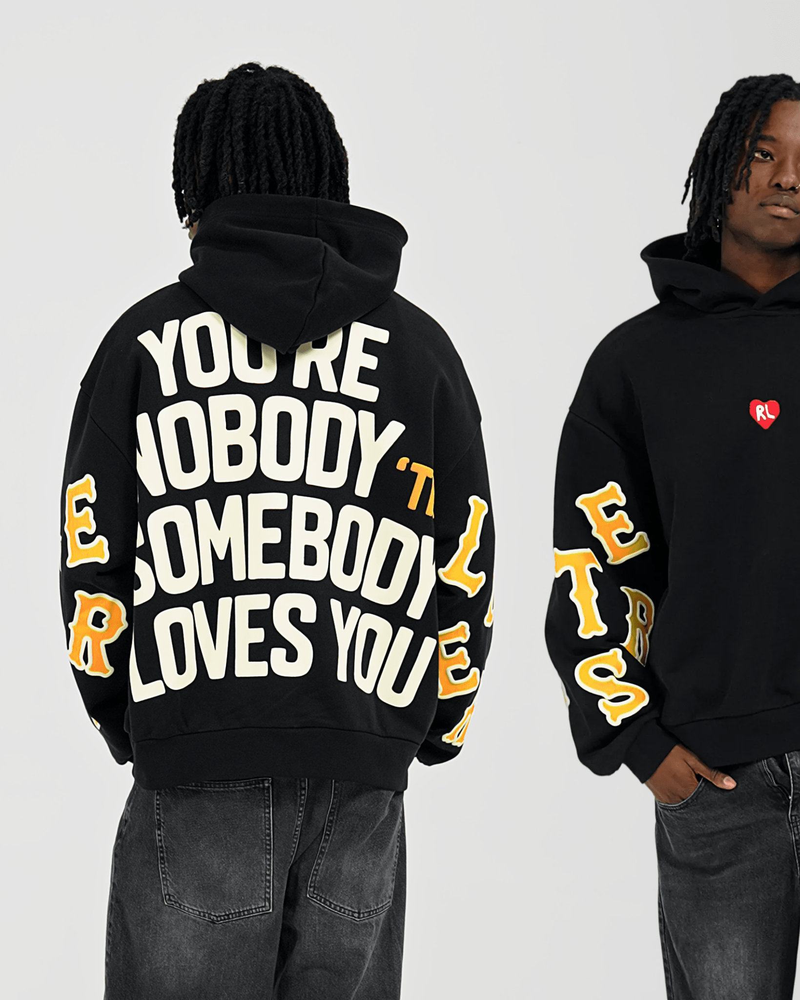 Nobody ’Til Scattered Hoodie by Red Letters