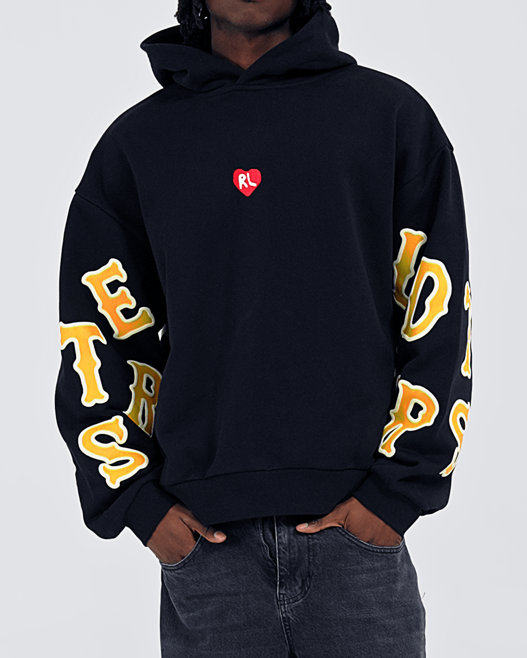Nobody ’Til Scattered Hoodie by Red Letters