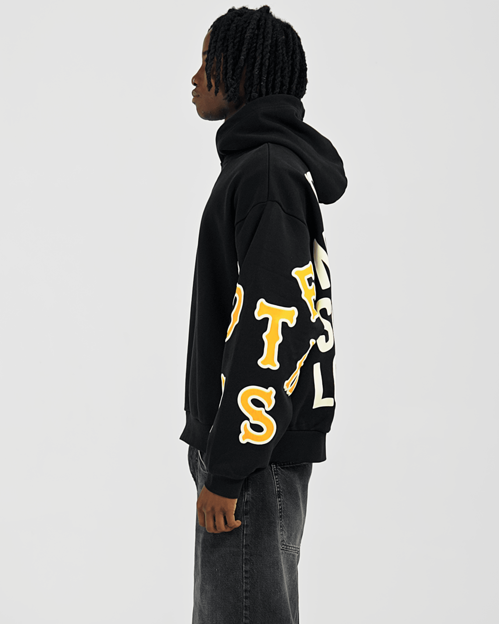 Nobody ’Til Scattered Hoodie by Red Letters