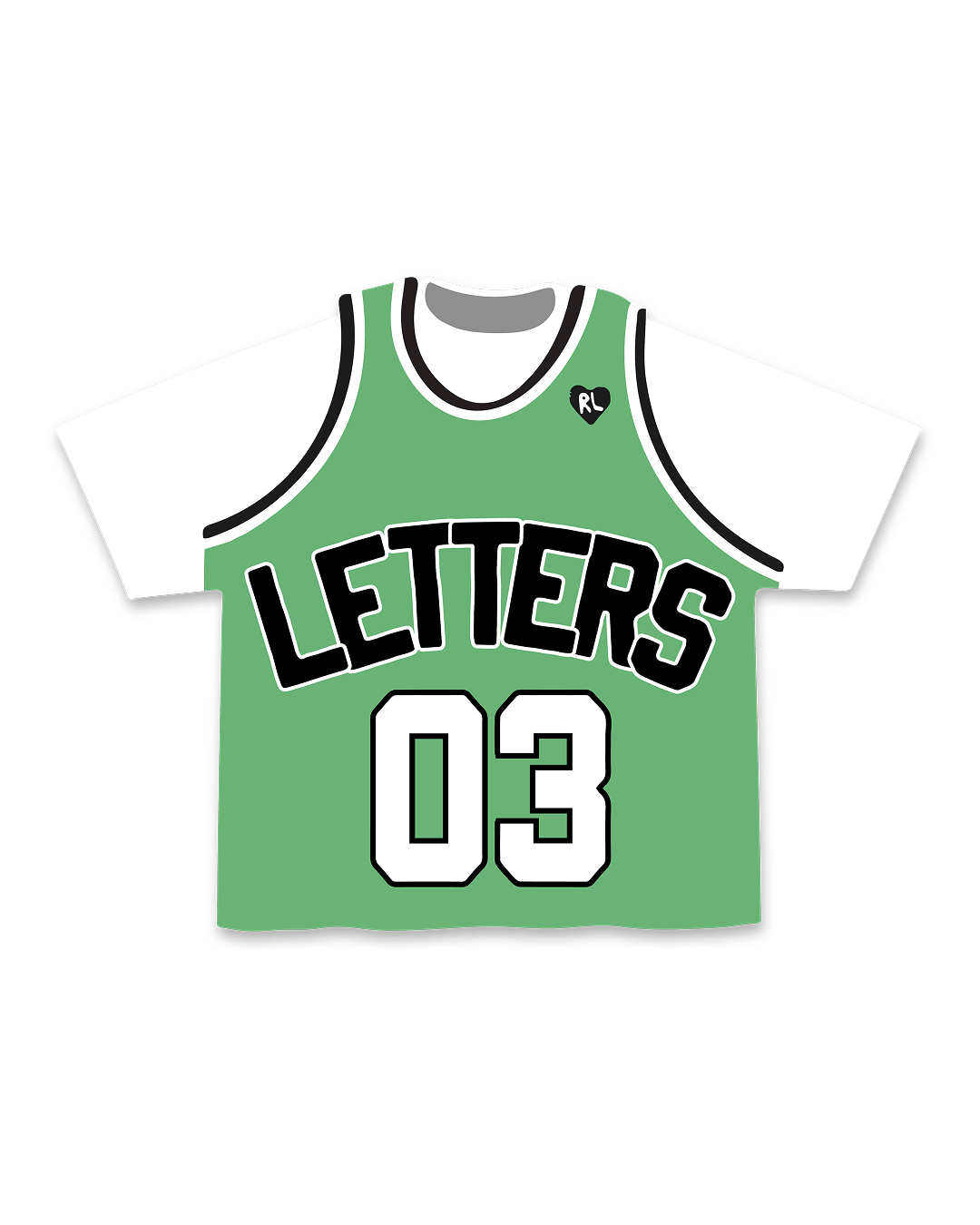 Not A Green Stained Jersey Tee by Red Letters