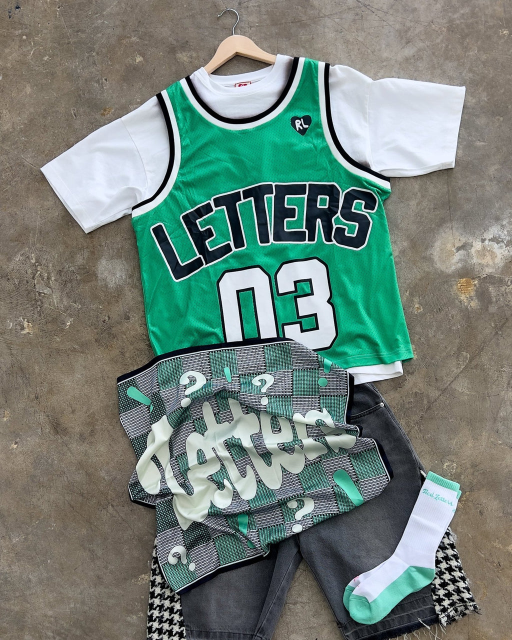 Not A Green Stained Jersey Tee by Red Letters