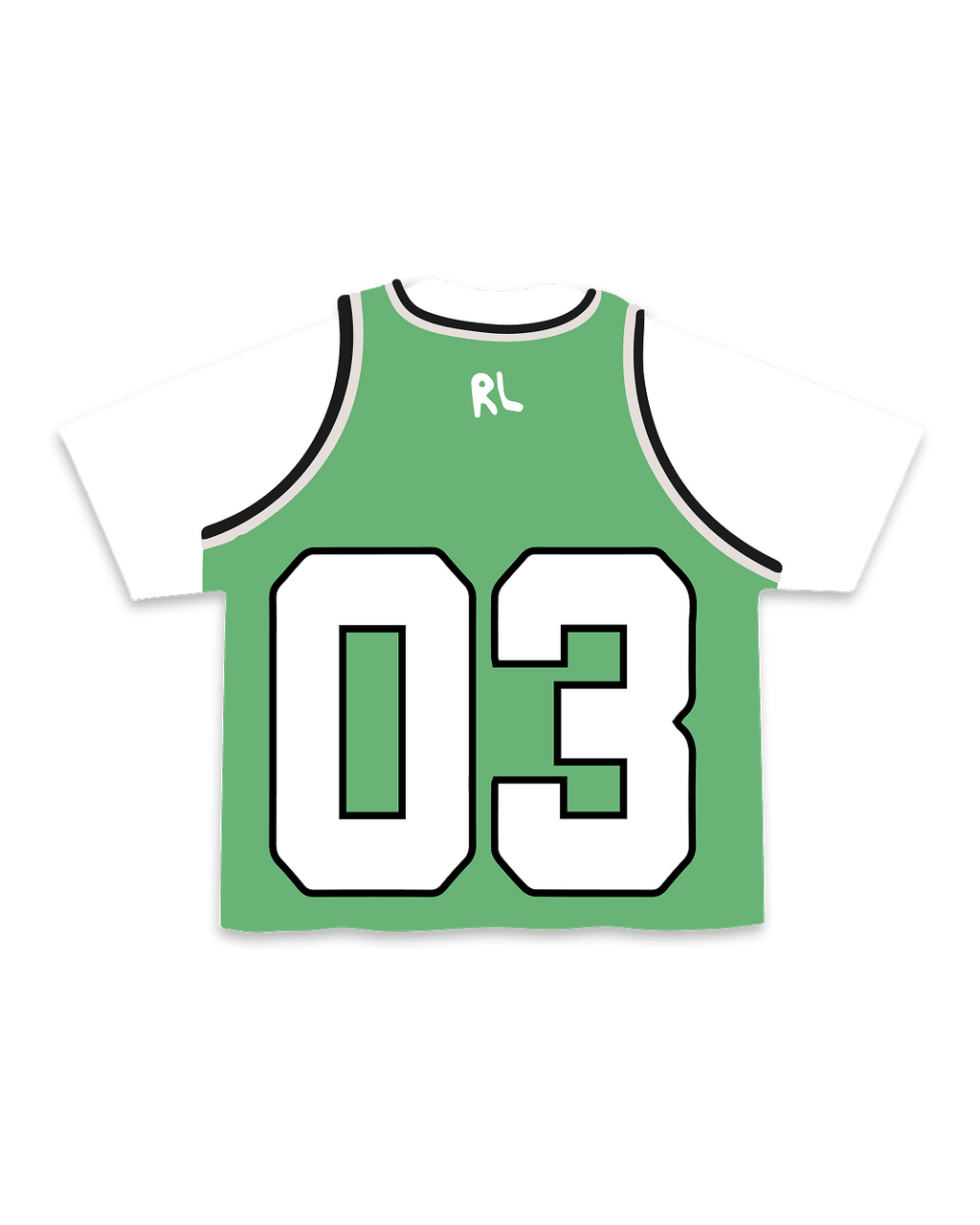 Not A Green Stained Jersey Tee by Red Letters