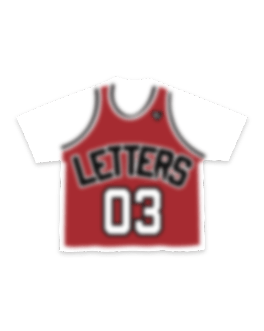 Not A Red Stained Jersey Tee by Red Letters