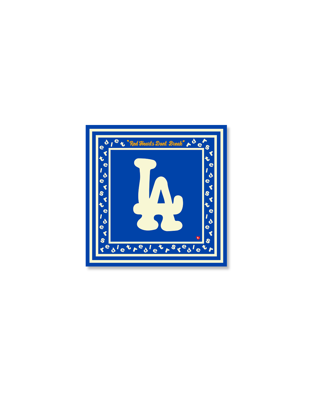 Not LA Bandana - Red Letters