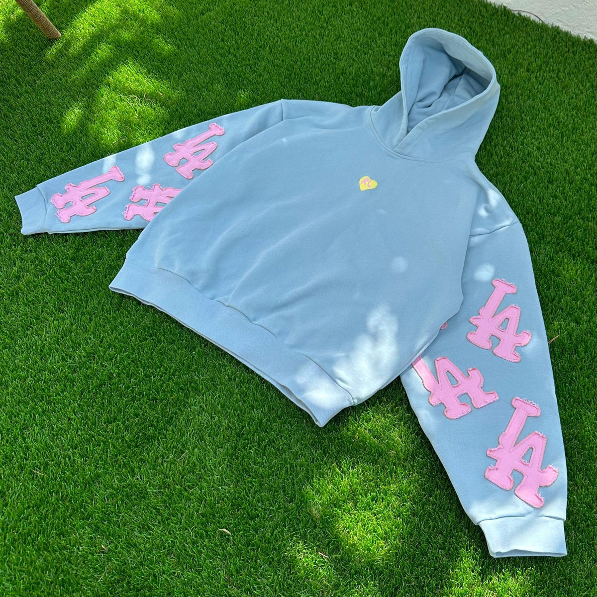 Not LA Bubblegum Scattered Hoodie by Red Letters