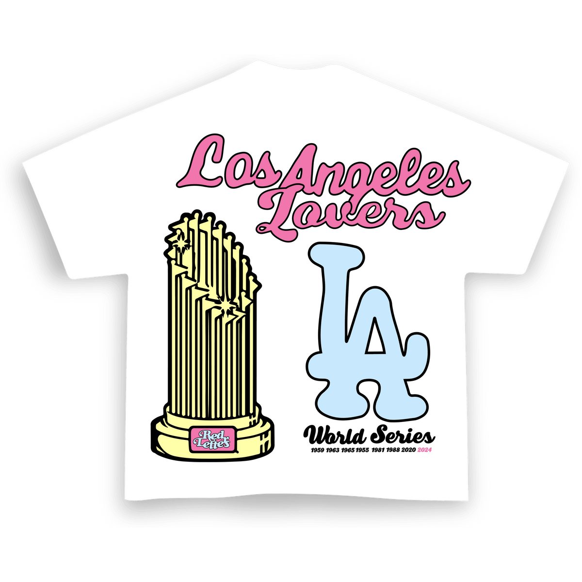 Not LA Bubblegum Tee by Red Letters