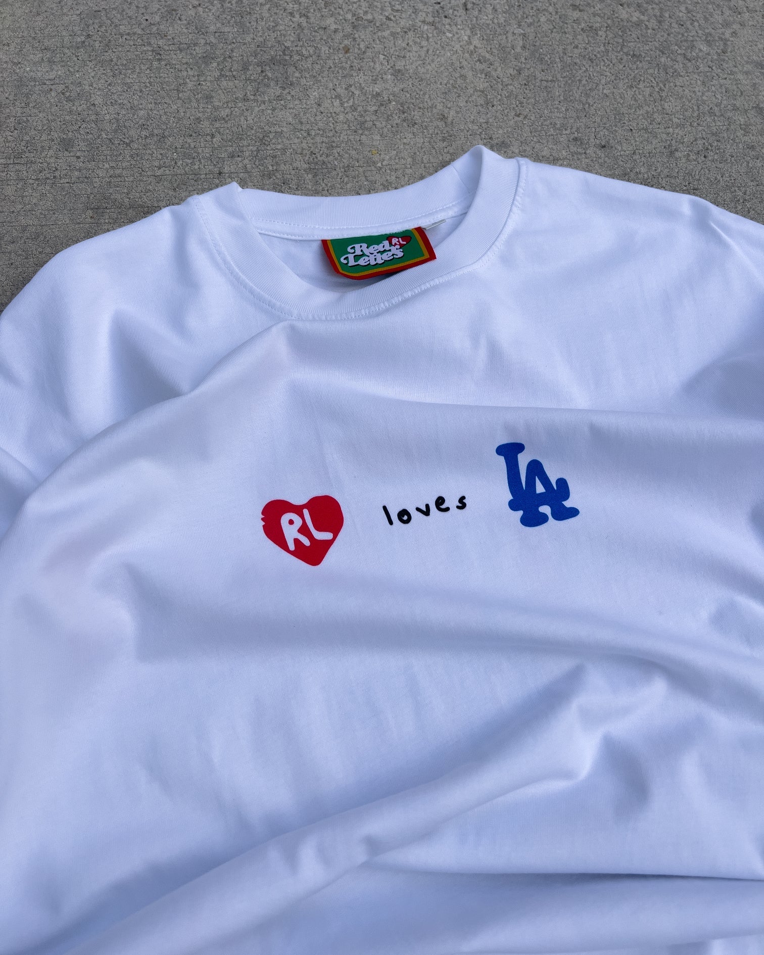 Not LA Lovers Tee - Red Letters